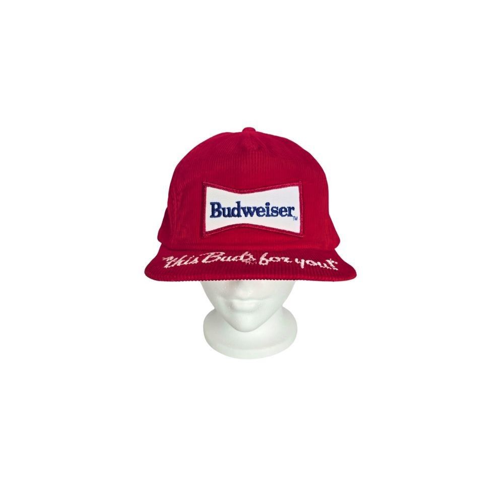 Budweiser Vintage Budweiser Corduroy Cap Size ONE SIZE - 2 Thumbnail