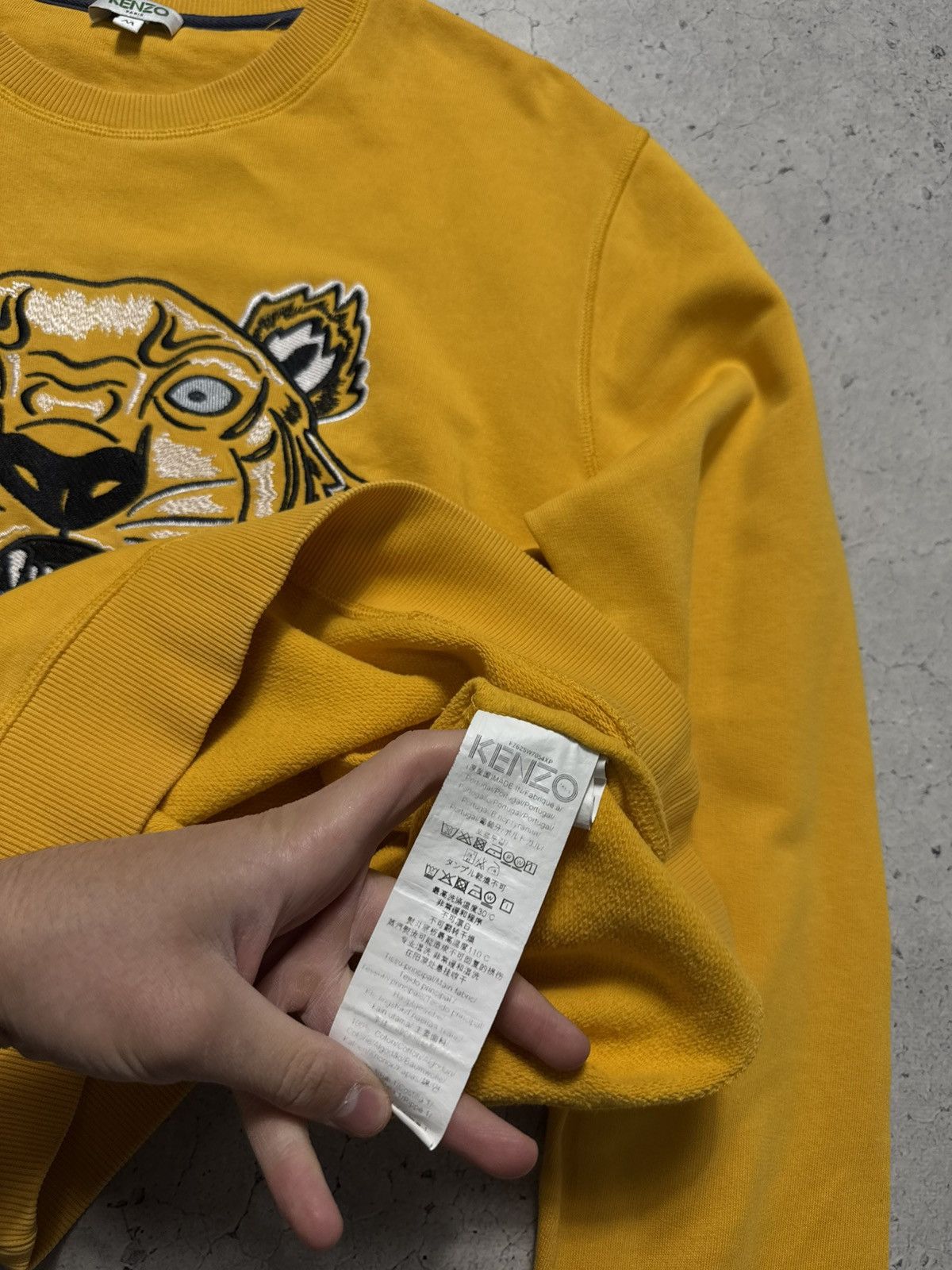 Kenzo Kenzo Paris Luxury Sweatshirt Big Logo Size M Size US M / EU 48-50 / 2 - 5 Thumbnail