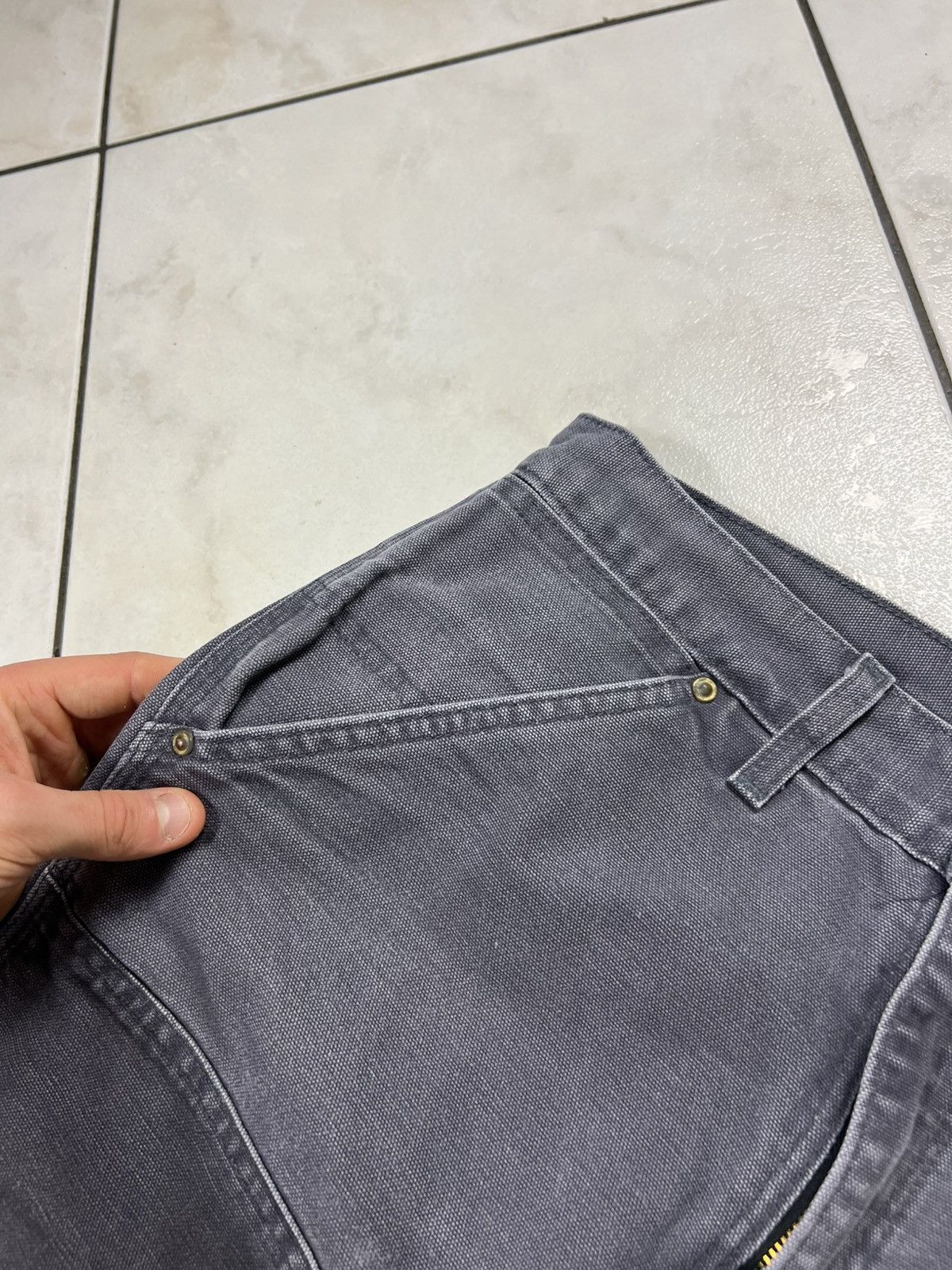 Carhartt Vintage 90s Carhatt double knee washed y2k sun faded pants Size US 29 - 12 Thumbnail