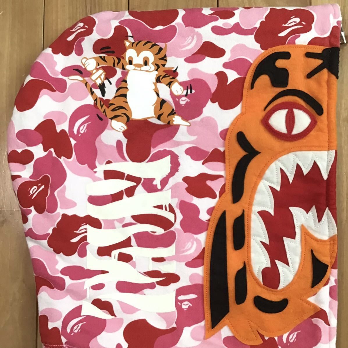 Bape BAPE ABC camo pink tiger full zip hoodie a bathing ape Size US XL / EU 56 / 4 - 4 Thumbnail