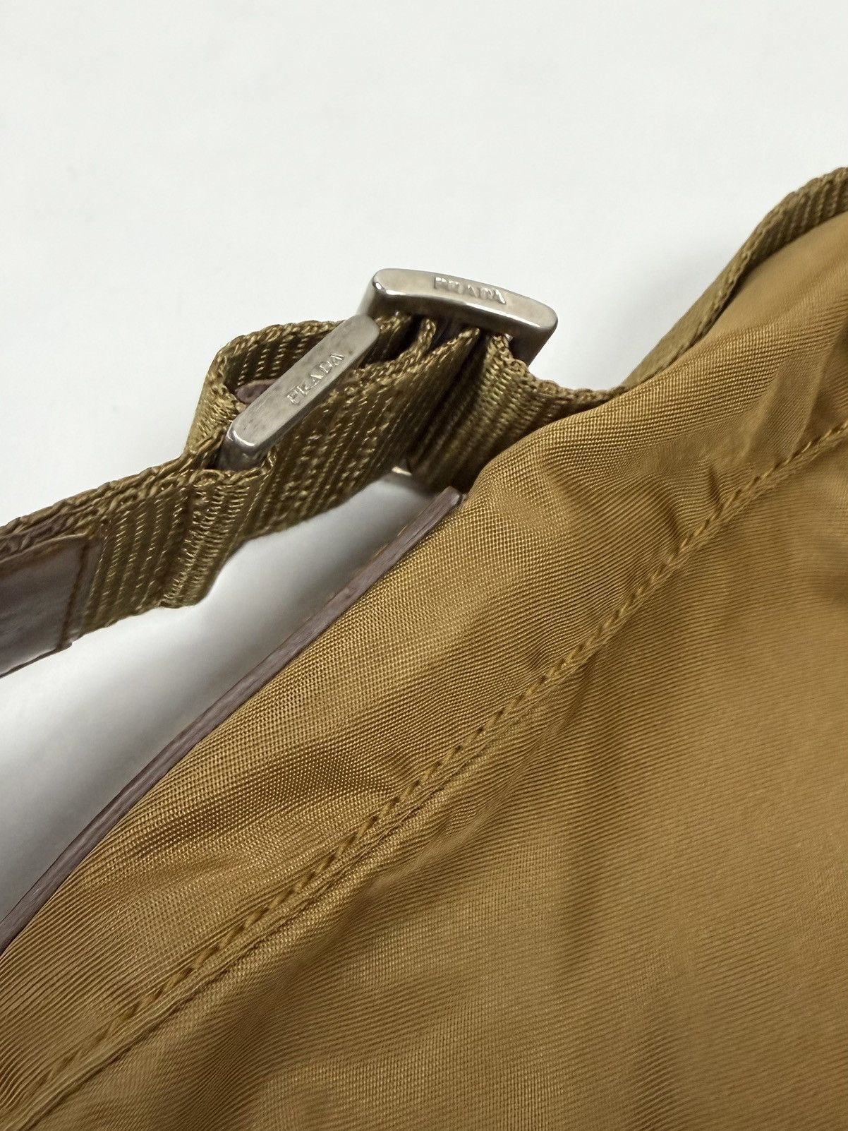 Prada Prada ‘Tobacco’ Vela Nylon Messenger Bag Size ONE SIZE - 9 Thumbnail