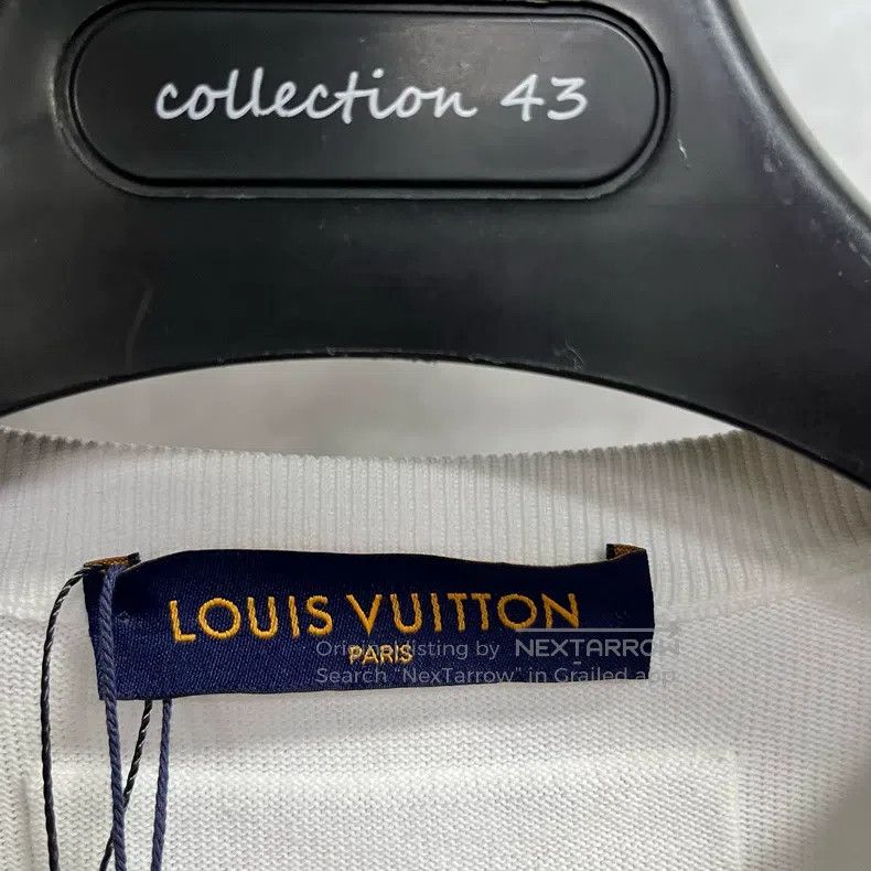 Louis Vuitton Louis Vuitton White geometric pattern round neck short sle Size US S / EU 44-46 / 1 - 2 Thumbnail