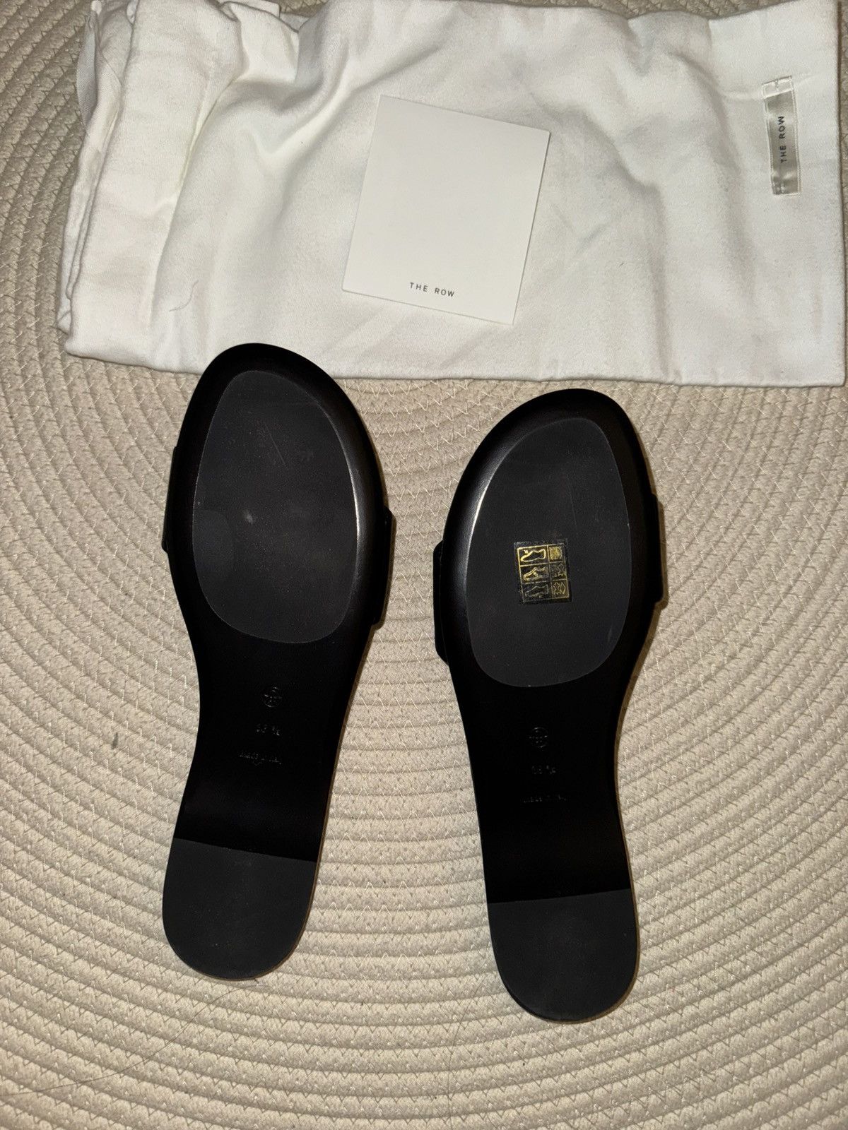 The Row The Row Combo black satin slides size EU 38.5 Size US 8 / IT 38 - 2 Thumbnail