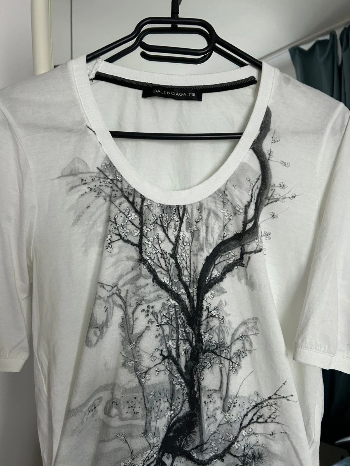 Balenciaga Balenciaga Tree Print T-Shirt Size US S / EU 44-46 / 1 - 3 Thumbnail