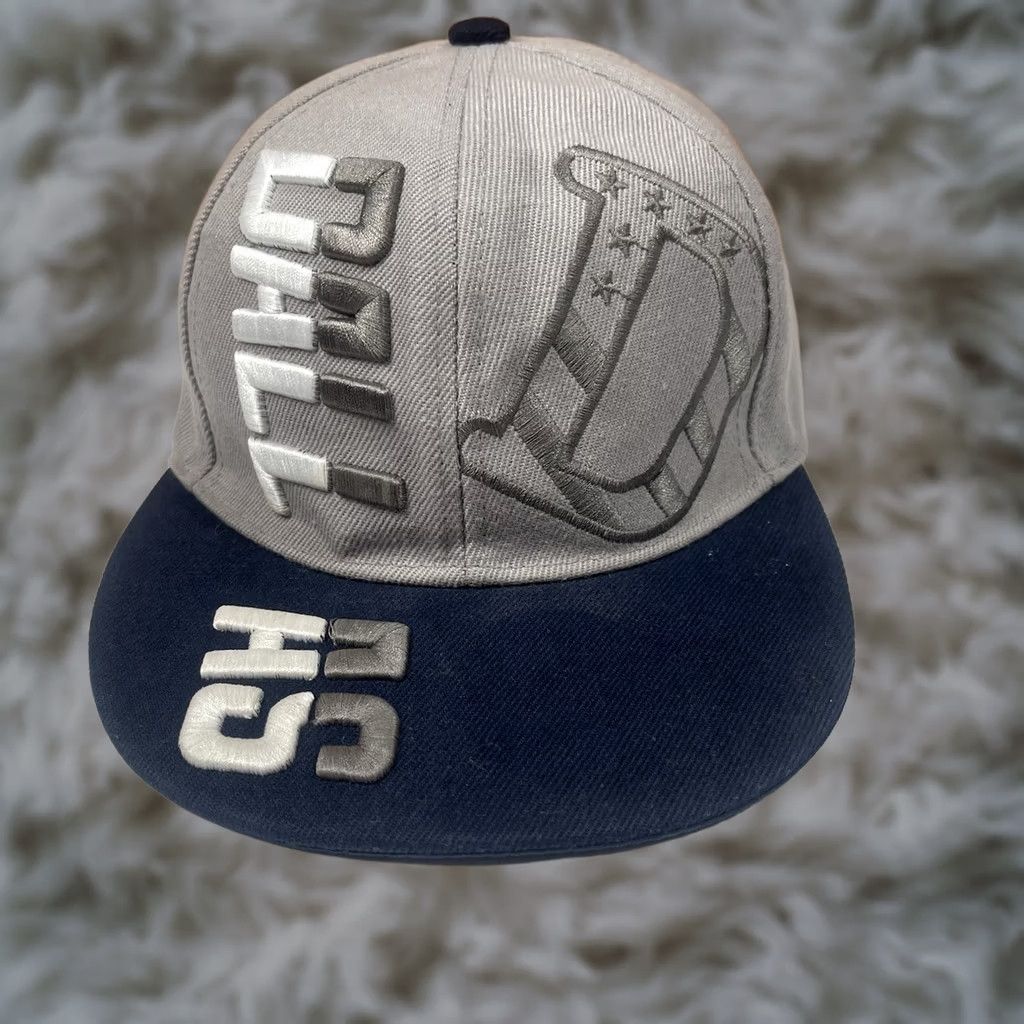 Vintage Dallas AS Adult Adjustable StrapBack Flat Bill Hat Cap One Size Fits All Gray Size ONE SIZE - 1 Thumbnail