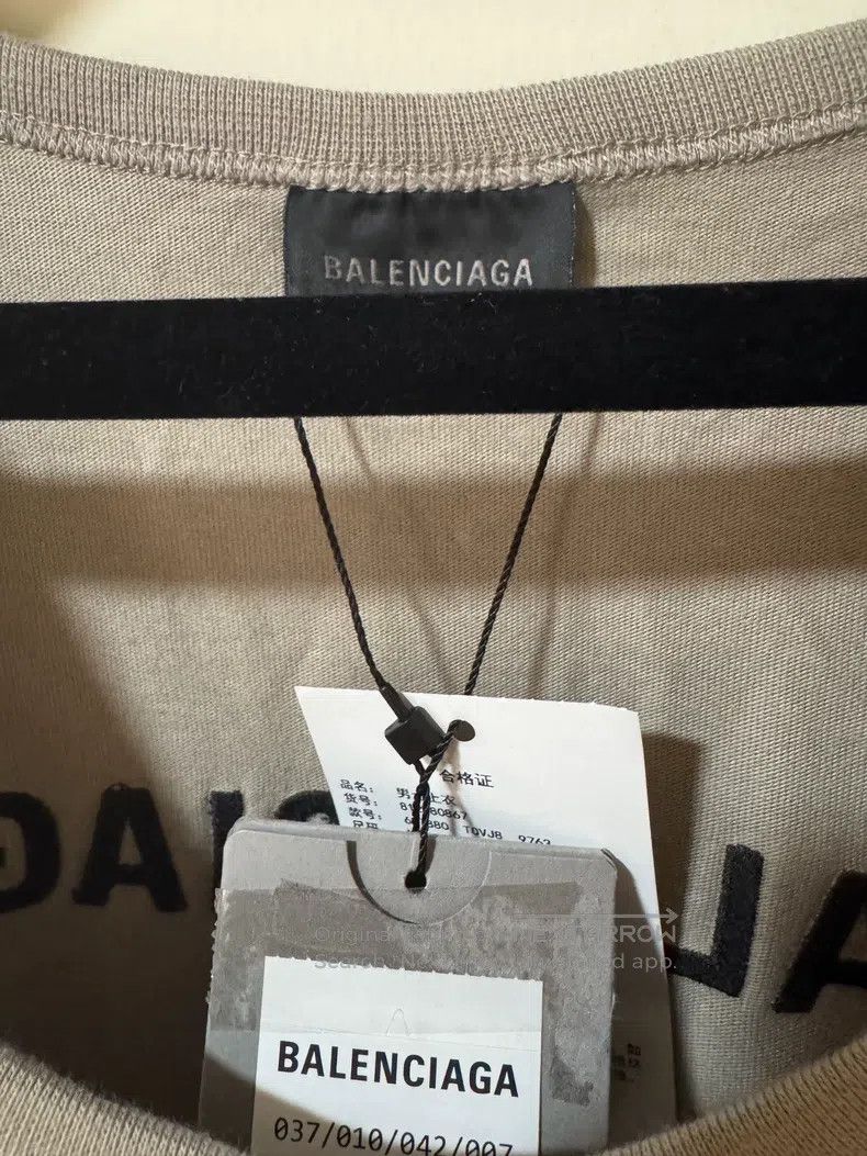 Balenciaga Balenciaga Double-sided embroidered logo light gray sports Size US M / EU 48-50 / 2 - 5 Thumbnail