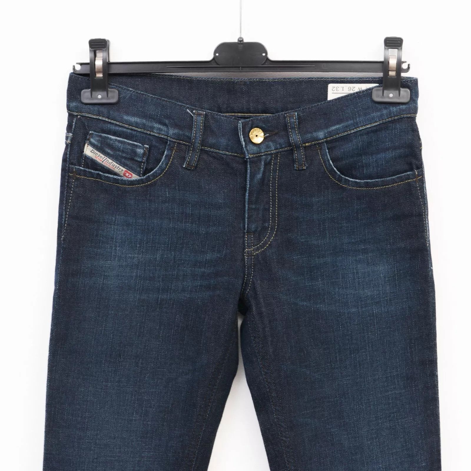 Diesel LIV Stretch Women's W26 L32 Jeans Straight Low Rise Trousers Size 26" / US 2 / IT 38 - 7 Thumbnail
