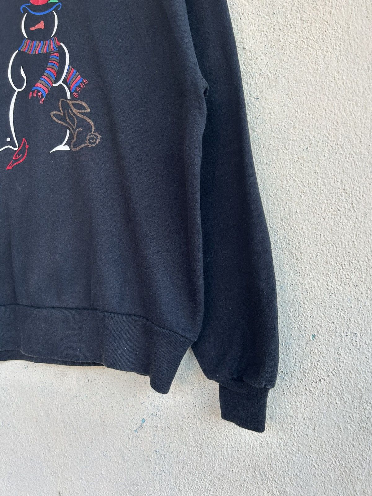 Jerzees Vintage Jerzees Snowman Crewneck Sweatshirt Size US L / EU 52-54 / 3 - 4 Thumbnail