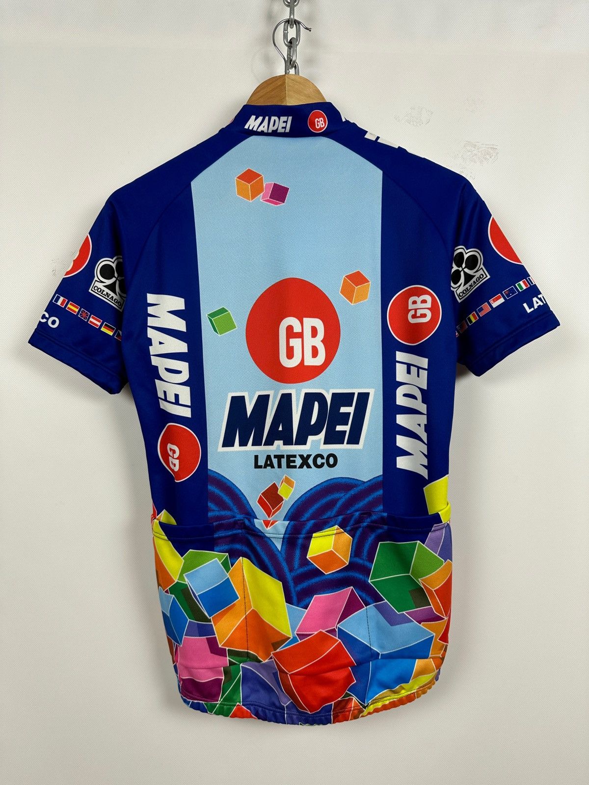 Vintage 1995 Vintage Sportful Mapei GB Cycling Jersey Size US M / EU 48-50 / 2 - 2 Thumbnail