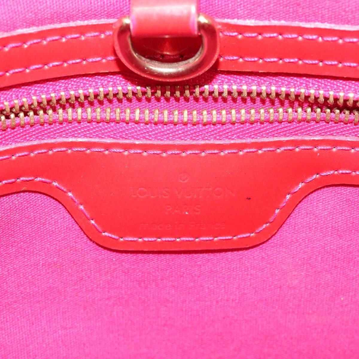 Louis Vuitton LOUIS VUITTON Monogram Vernis Wilshire PM Hand Bag Rose Pop Size ONE SIZE - 10 Thumbnail