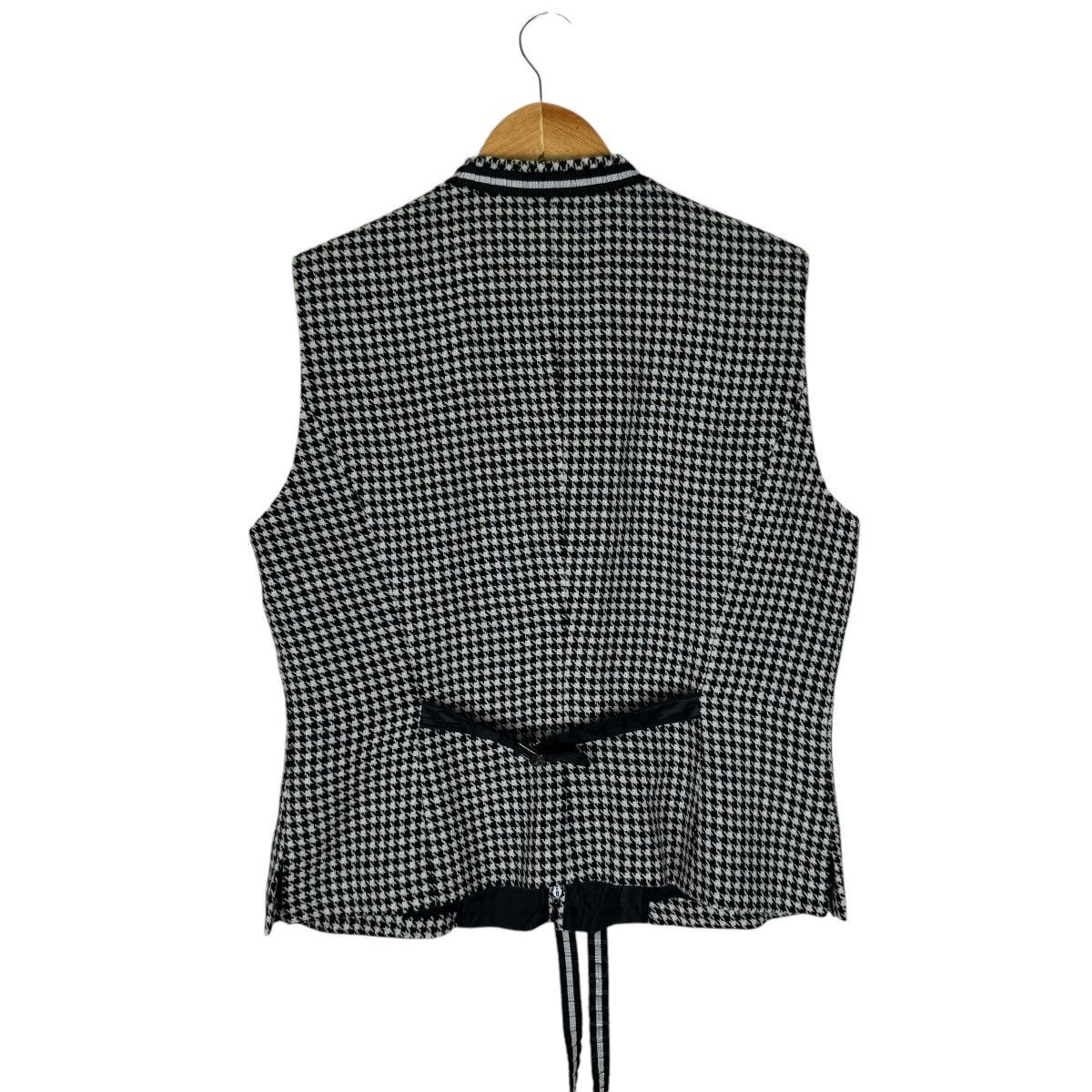 Hiroko Koshino Homme × Japanese Brand ❄️HIROKO KOSHINO PATCHWORK ZIPPER VEST Size S / US 4 / IT 40 - 7 Thumbnail