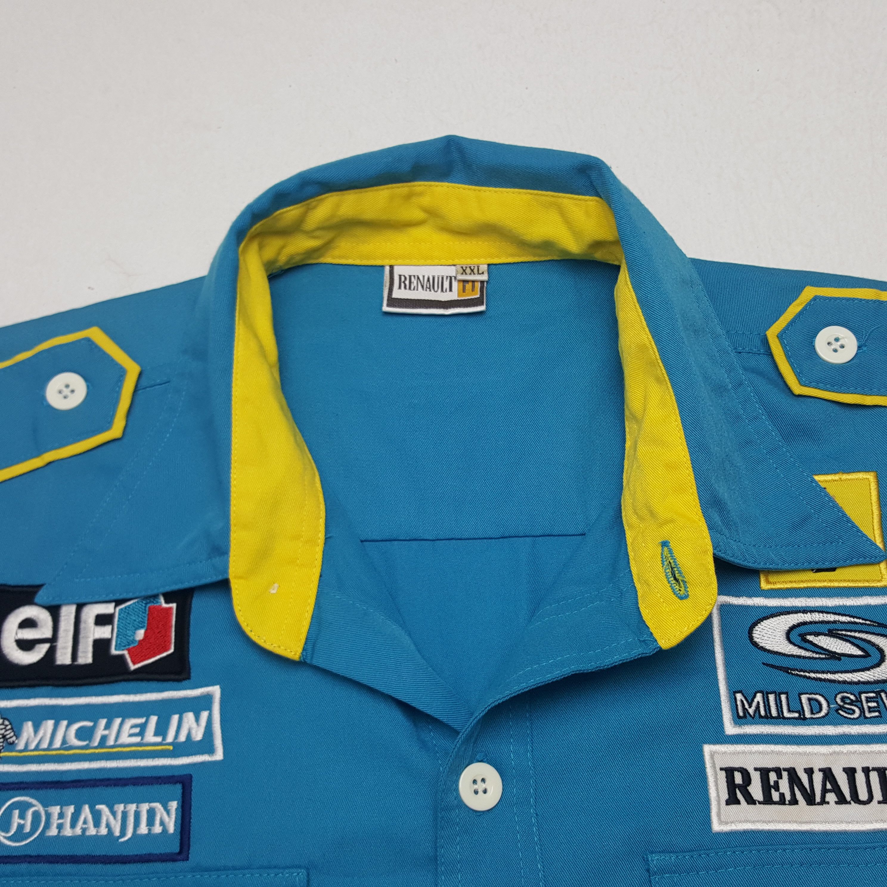 Vintage Vintage Mild Seven Renault Racing Worker Button Up Shirt Size US XL / EU 56 / 4 - 5 Thumbnail