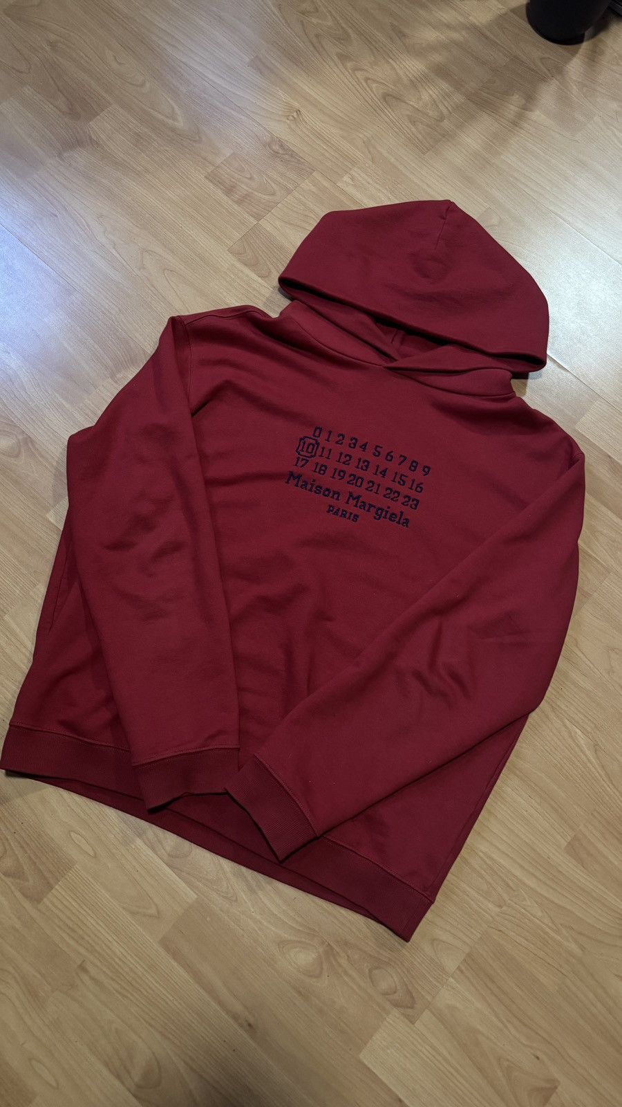 Maison Margiela Numbers Logo Hoodie