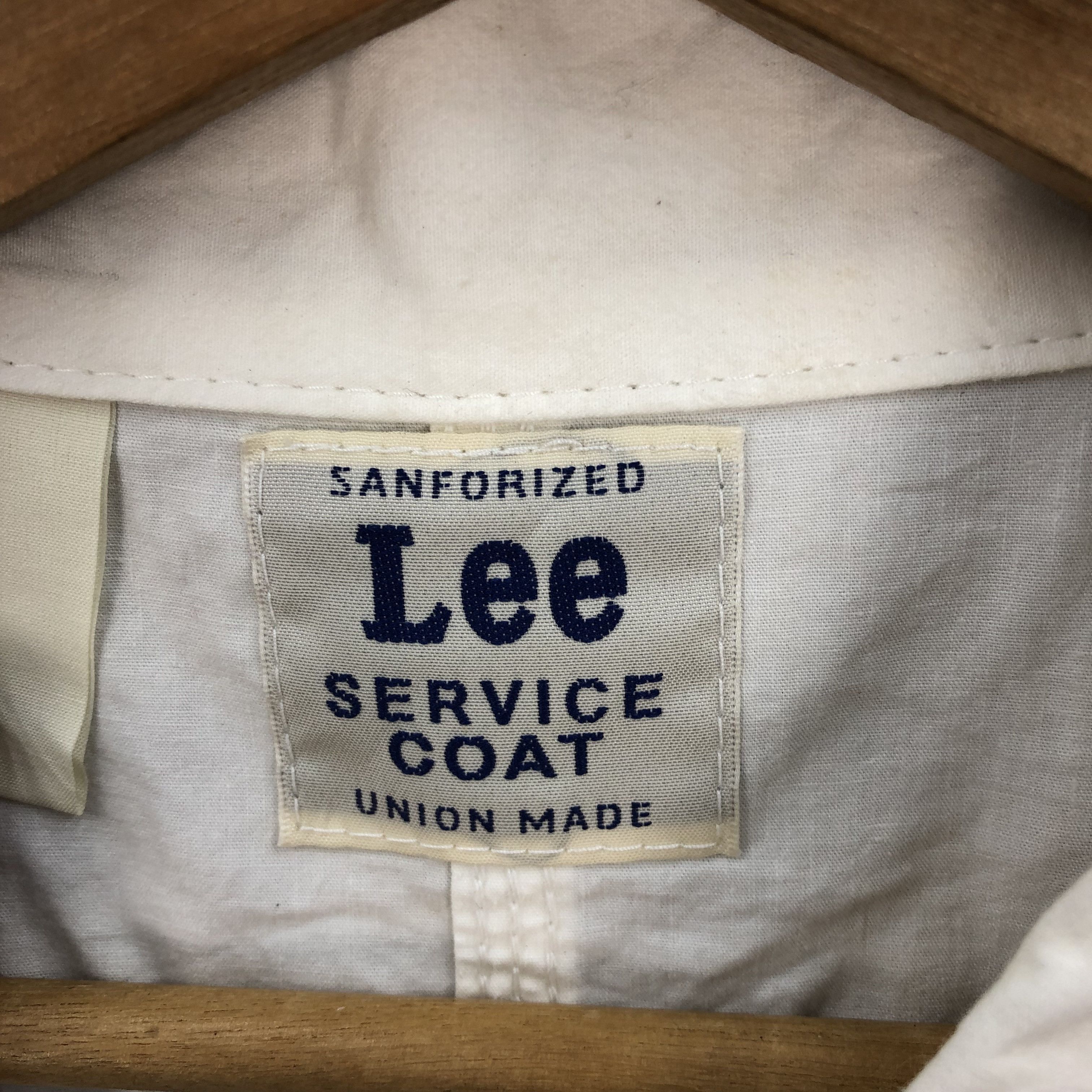 Lee Vintage 90s Lee Sanforized Setvice Coat Long Jackets Size US L / EU 52-54 / 3 - 5 Thumbnail
