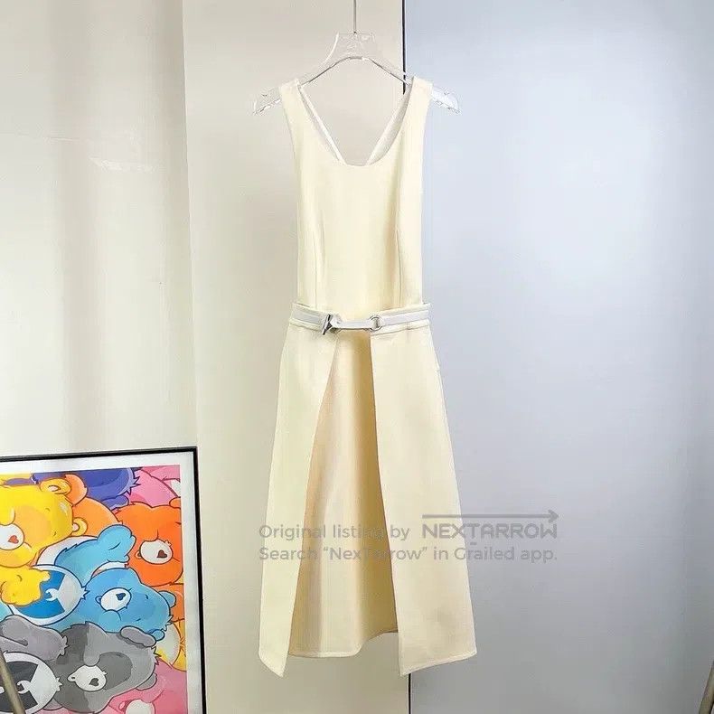 Hermes Hermes Beige sleeveless dress Size XS / US 0-2 / IT 36-38 - 2 Thumbnail