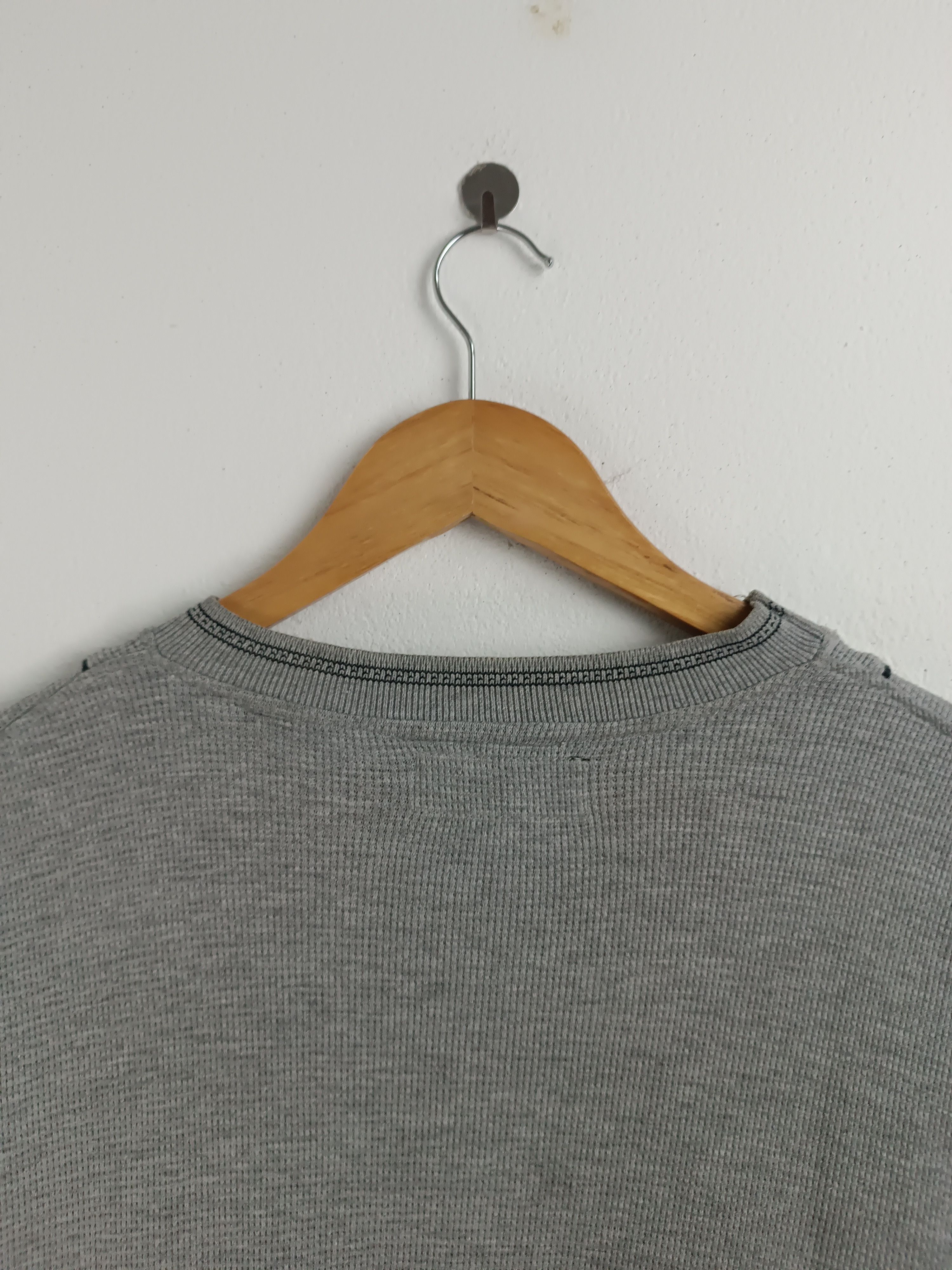 Vintage VINTAGE 2000s DIE-SEL WAFFLE KNIT EMBROID LOGO Y2K VERY RARE Size US L / EU 52-54 / 3 - 16 Thumbnail