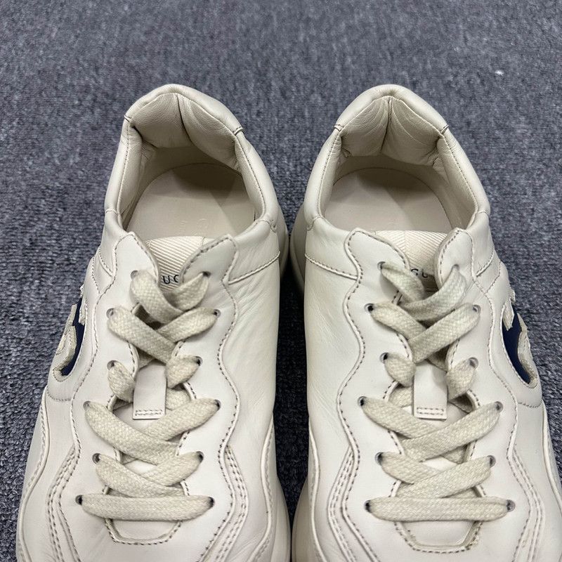 Gucci Gucci Rhyton Leather Low-Top Casual Sneakers - Size US 6.5 / EU 39-40 - 7 Thumbnail