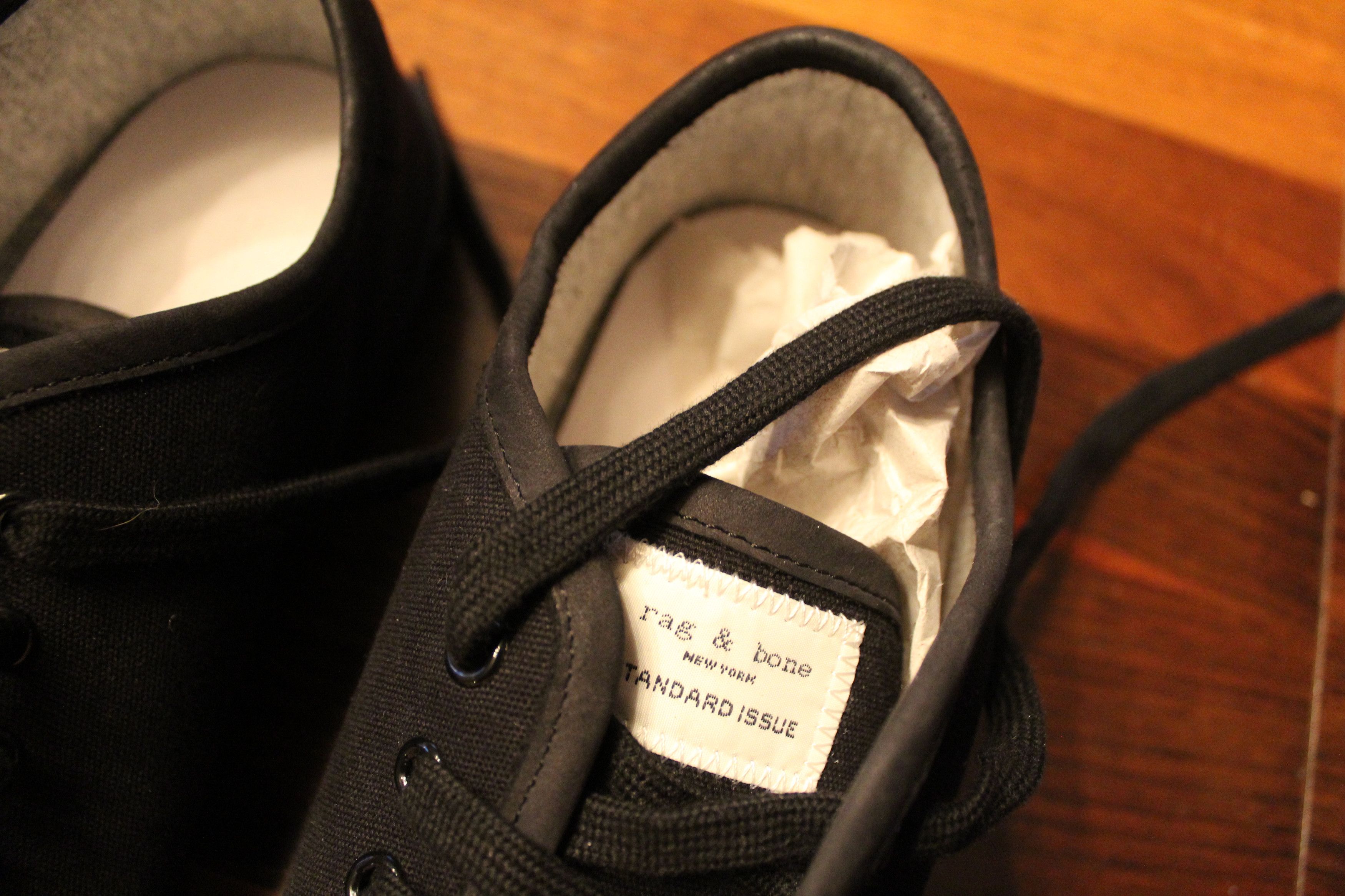 Rag & Bone Rag & Bone “Standard Issue” Trainer – Low Top Canvas (2014 ) Size US 11 / EU 44 - 3 Thumbnail