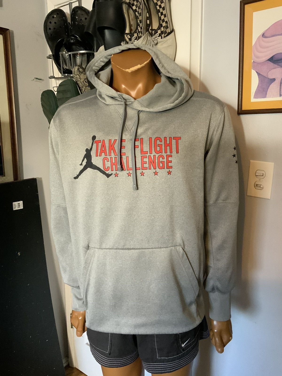Jordan Brand × Nike Nike Air Jordan Take Flight Challenge Jumpman Hoodie Size US L / EU 52-54 / 3 - 7 Thumbnail