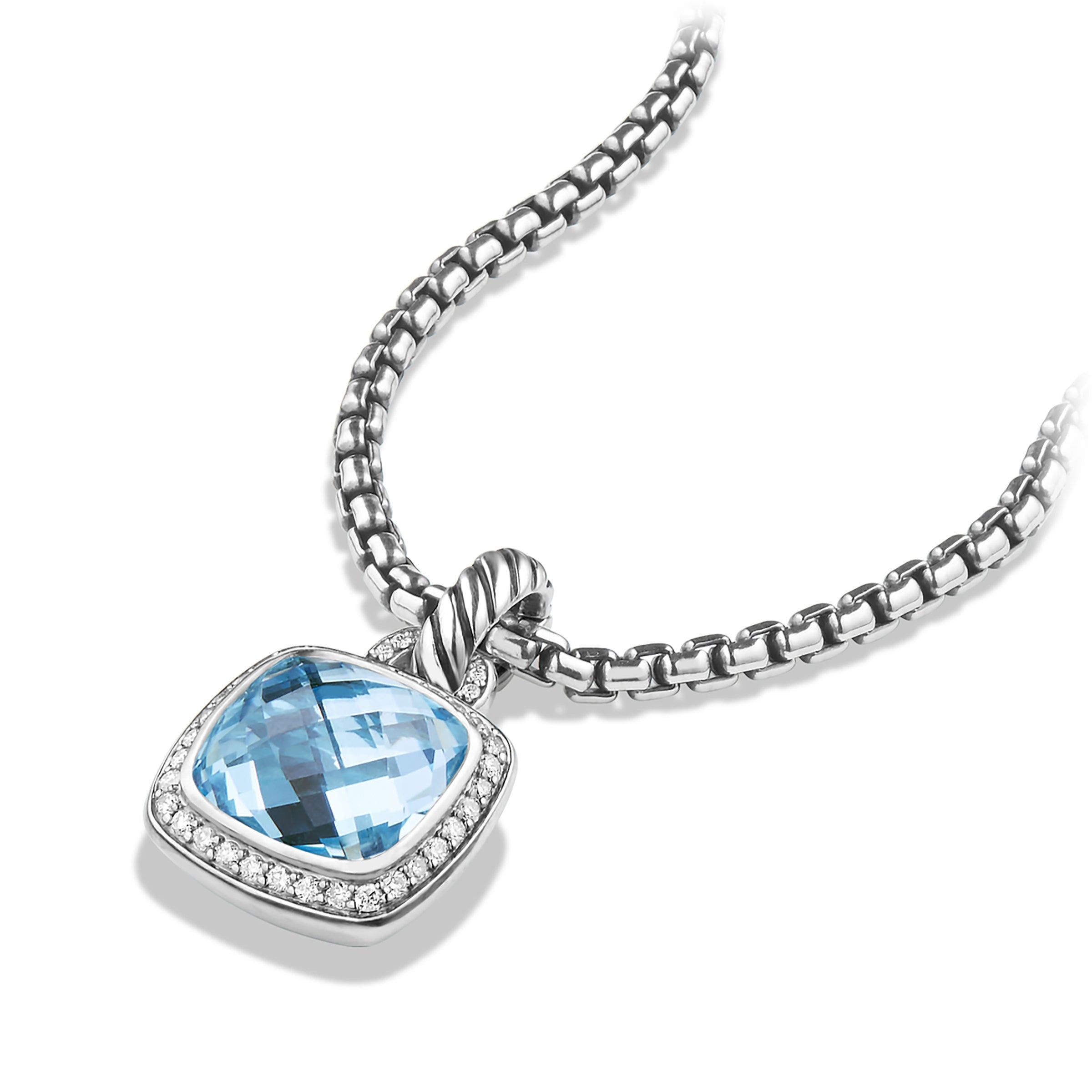 David Yurman o1w1db10526 D12308D Size:10/ Pendant in Silver with Diamond Size ONE SIZE - 2 Thumbnail