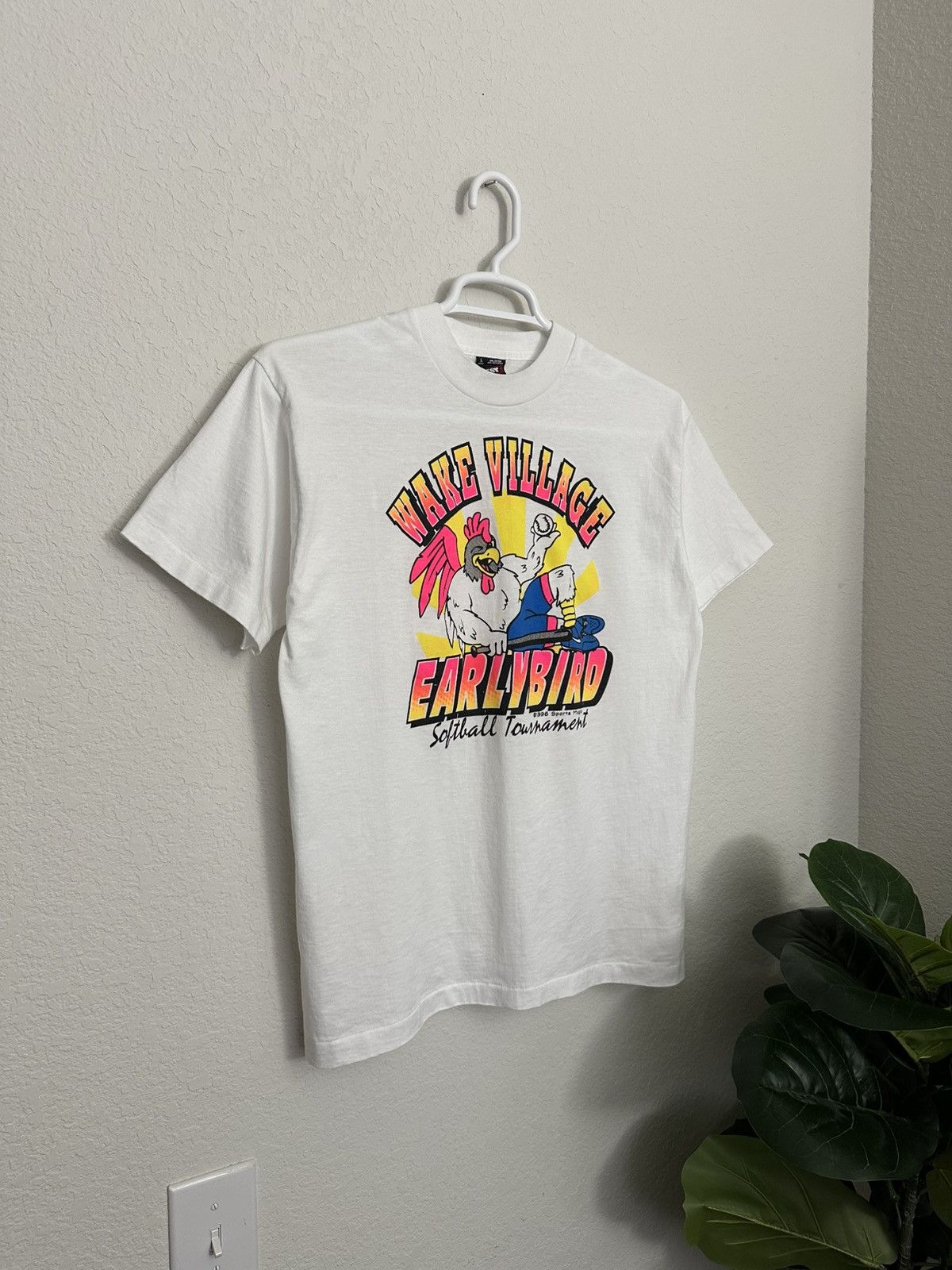 Vintage 1996 Sports Magic Wake Village EarlyBird Softball Tournament Size US L / EU 52-54 / 3 - 1 Thumbnail