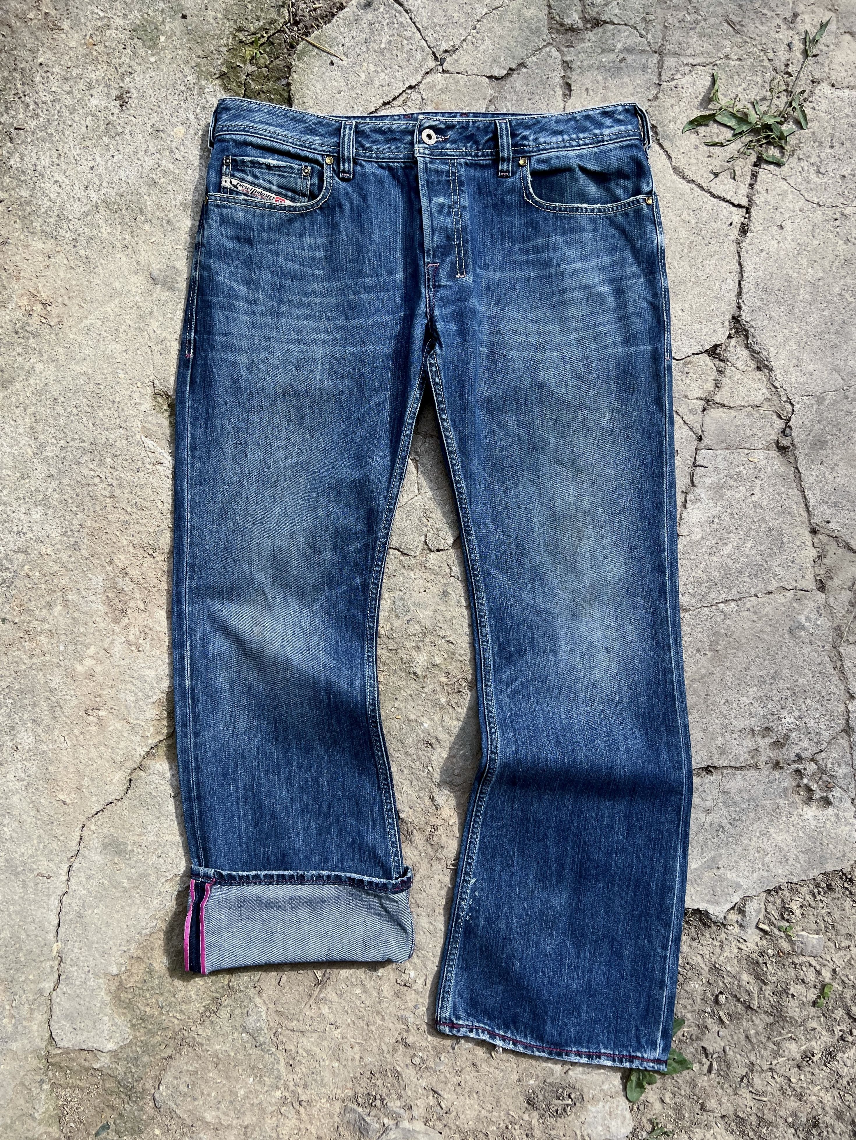 Diesel Y2K Diesel Flared Distressed Emdroidery Denim Jeans Size US 33 - 4 Thumbnail