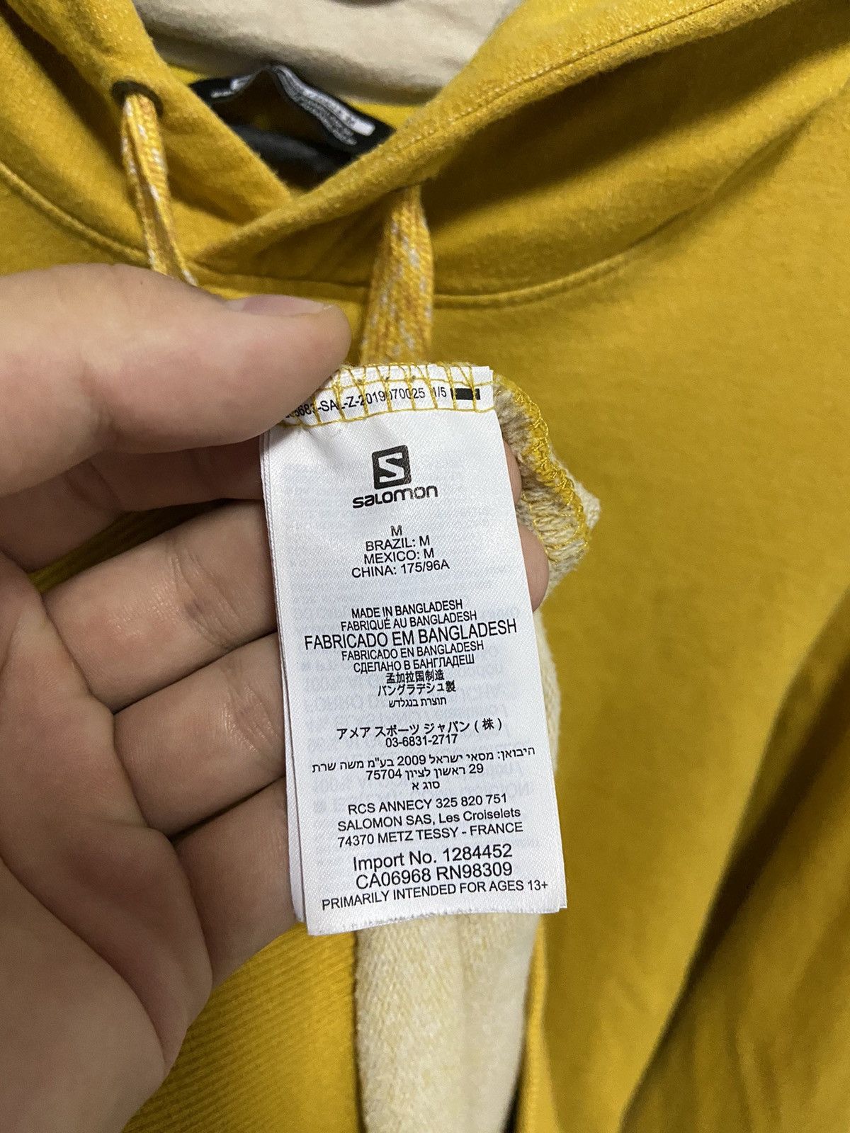 Salomon Salomon big logo hoodie gorpcore style vintage Size US M / EU 48-50 / 2 - 5 Thumbnail