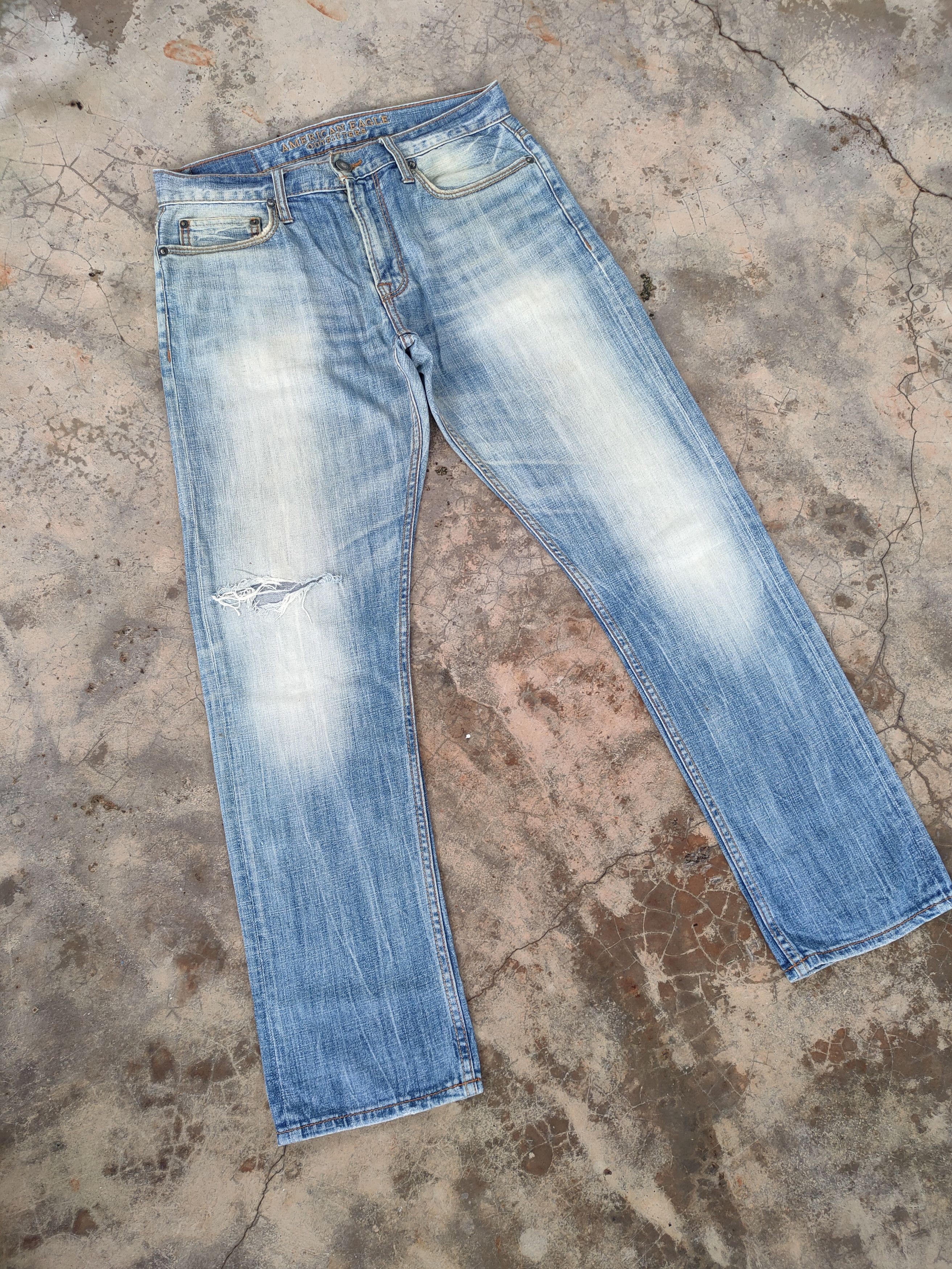 Japanese Brand × Vintage VINTAGE JAPANESE FADED DISTRESSED JEANS DENIM PANTS Size US 31 - 2 Thumbnail