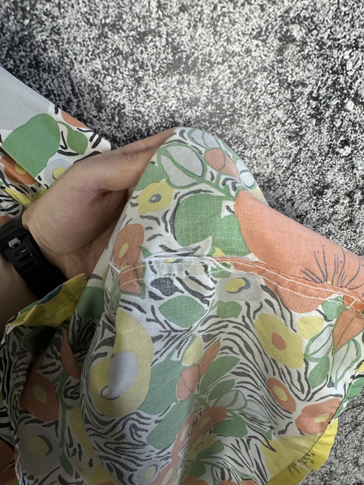 Levi's Levi’s Short Sleeve Shirt Hawaiian Floral Print Relaxed Sz L Size US L / EU 52-54 / 3 - 8 Thumbnail