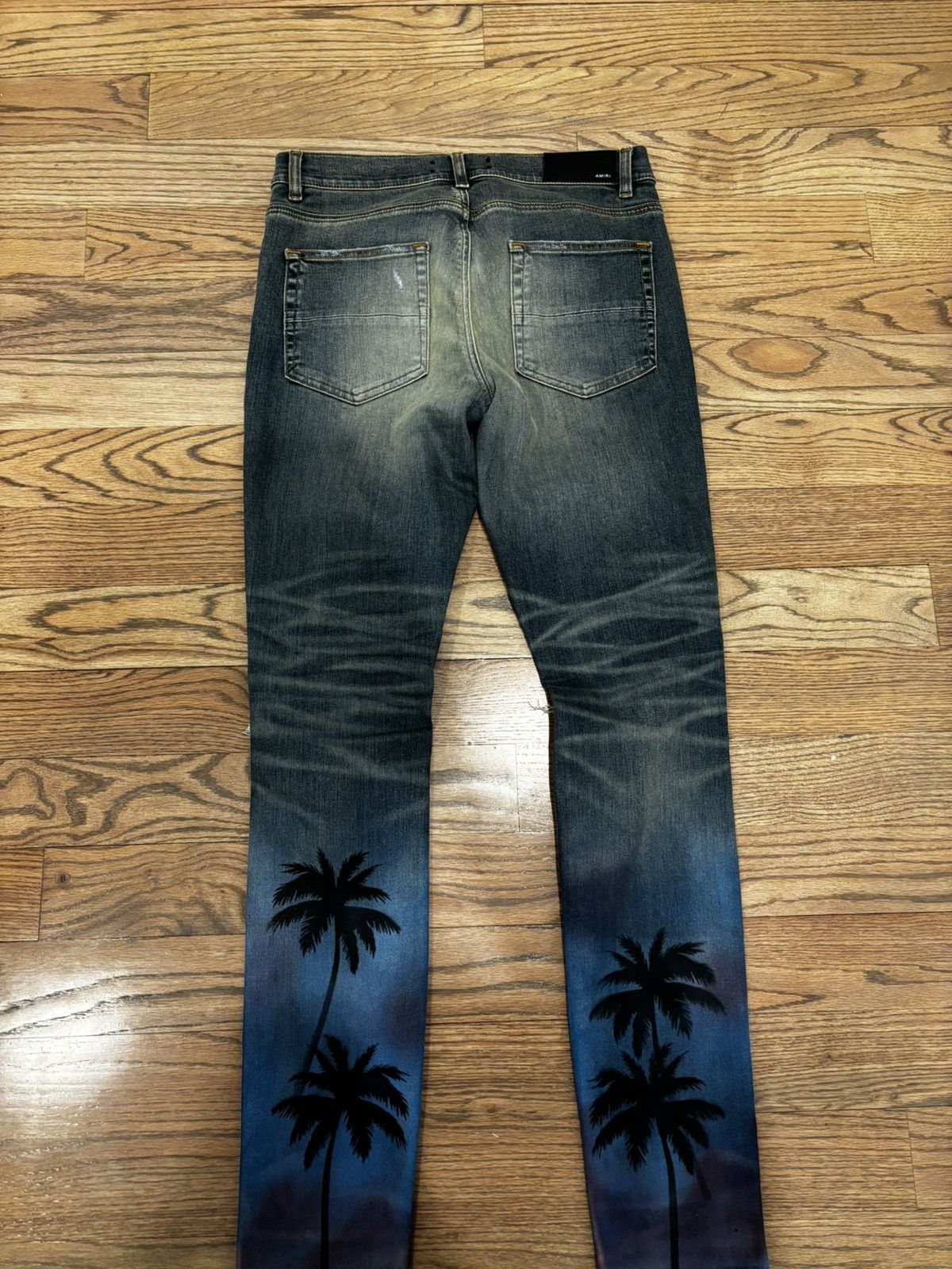Amiri Thrasher Palm Tree Jeans