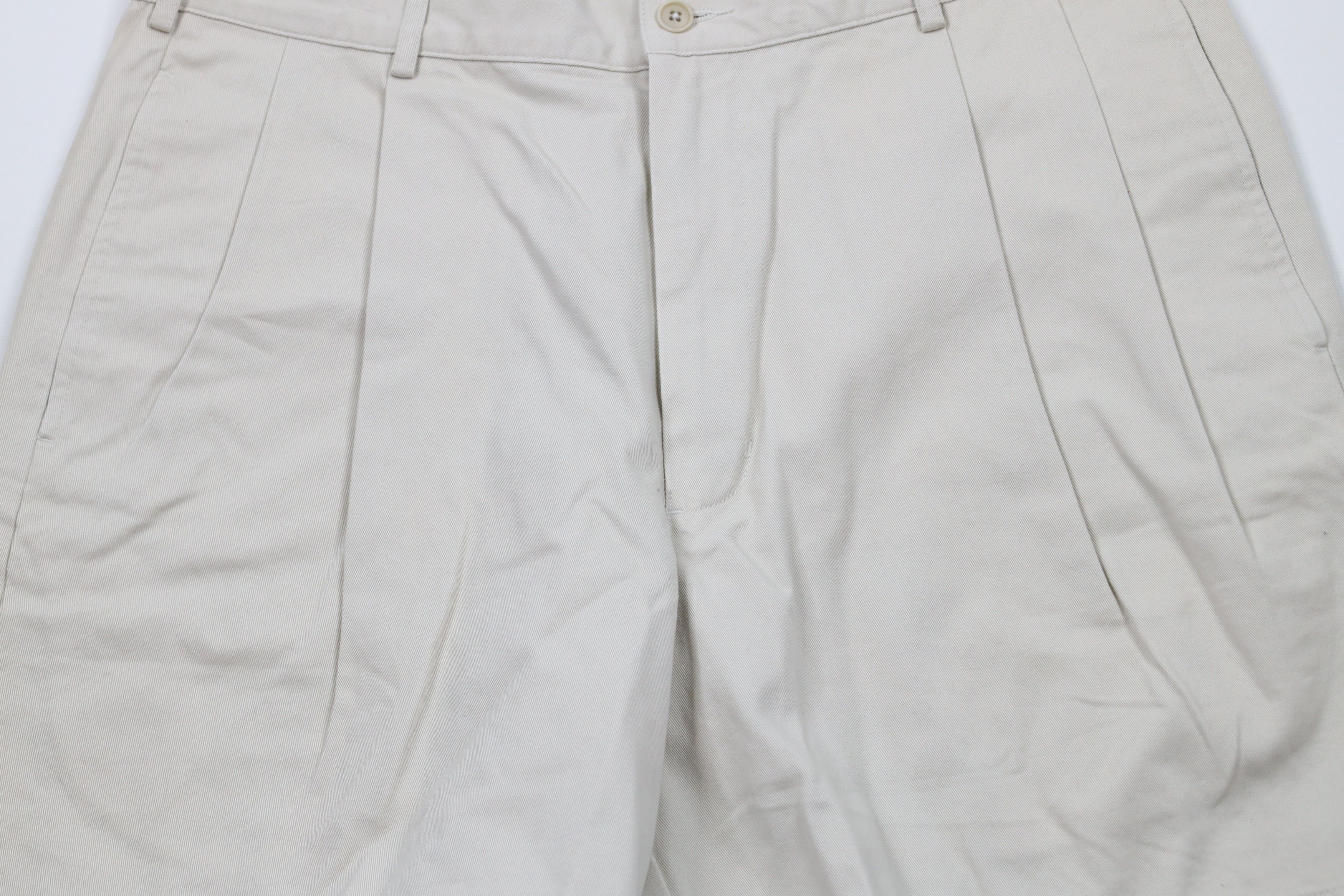 Lands' End × Vintage Deadstock Vintage Lands End Above Knee Chino Shorts Cotton Size US 34 / EU 50 - 3 Thumbnail