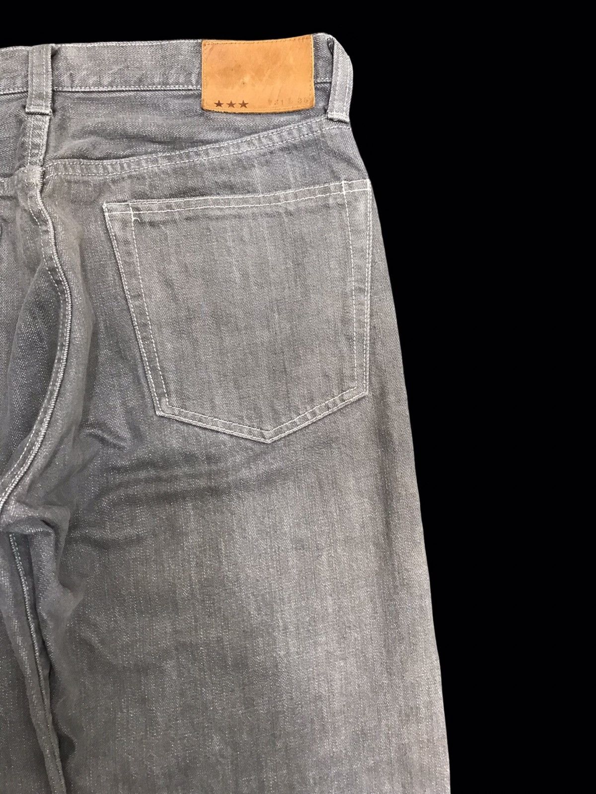 Japanese Brand 💥90s Style💥MODEST GOVERN REGULAR GREY JAPAN DENIM F400 Size US 29 - 10 Thumbnail