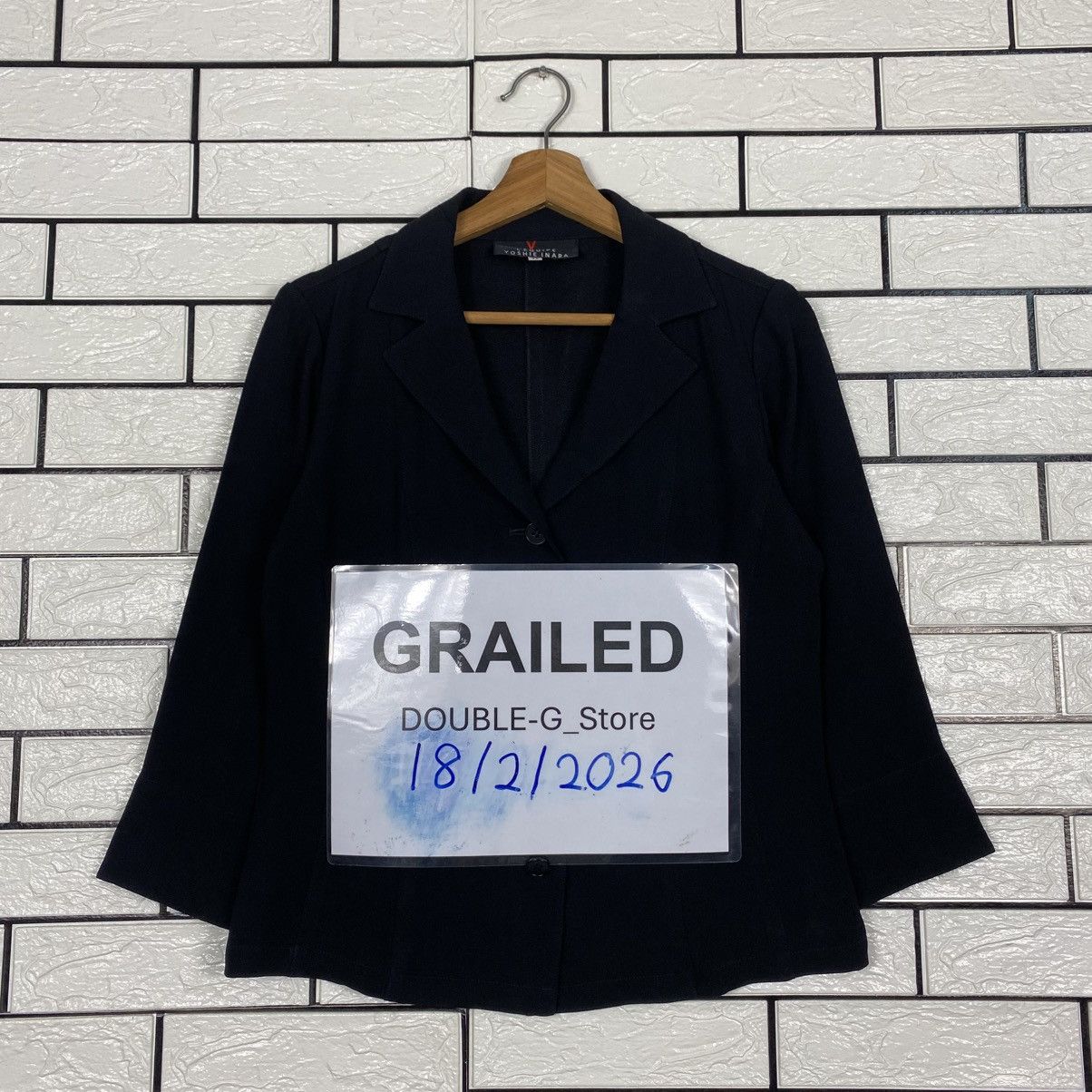 Yohji Yamamoto 📌Avant Garde Button Cropped Jacket L'Equipe Yoshie Inaba Size US M / EU 48-50 / 2 - 1 Thumbnail