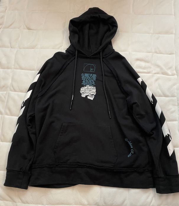 Off White Off white dripping arrows hoodie Grailed