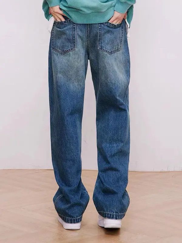 VIBE Vintage washed straight leg heavyweight rare jeans Size US 32 / EU 48 - 2 Thumbnail