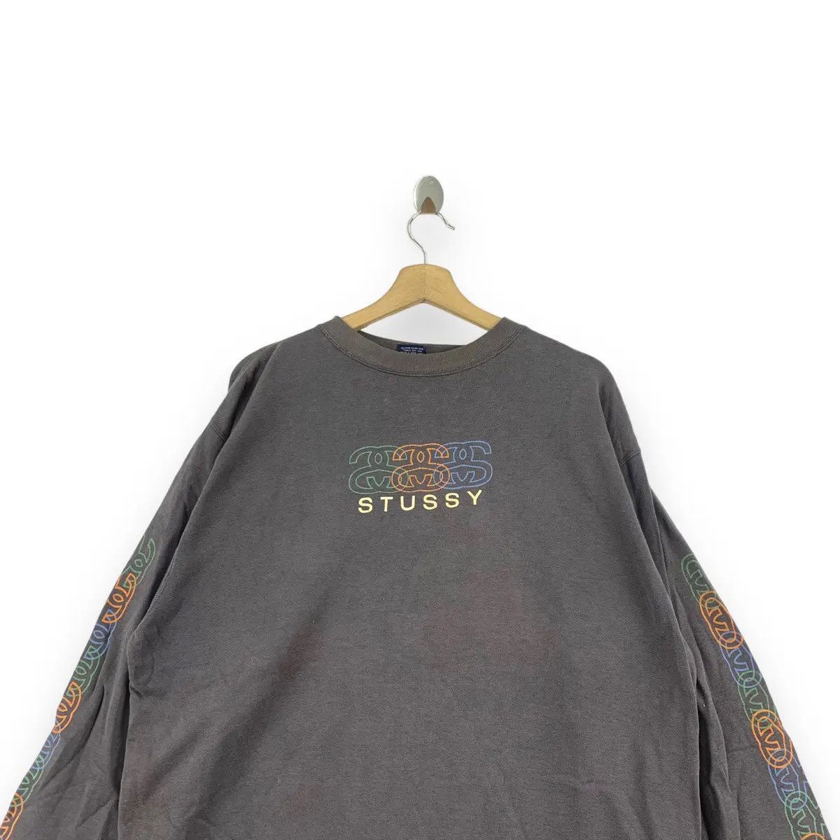 Stussy Vintage STUSSY SKATEBOARD Monogram Graffiti Size US L / EU 52-54 / 3 - 2 Thumbnail