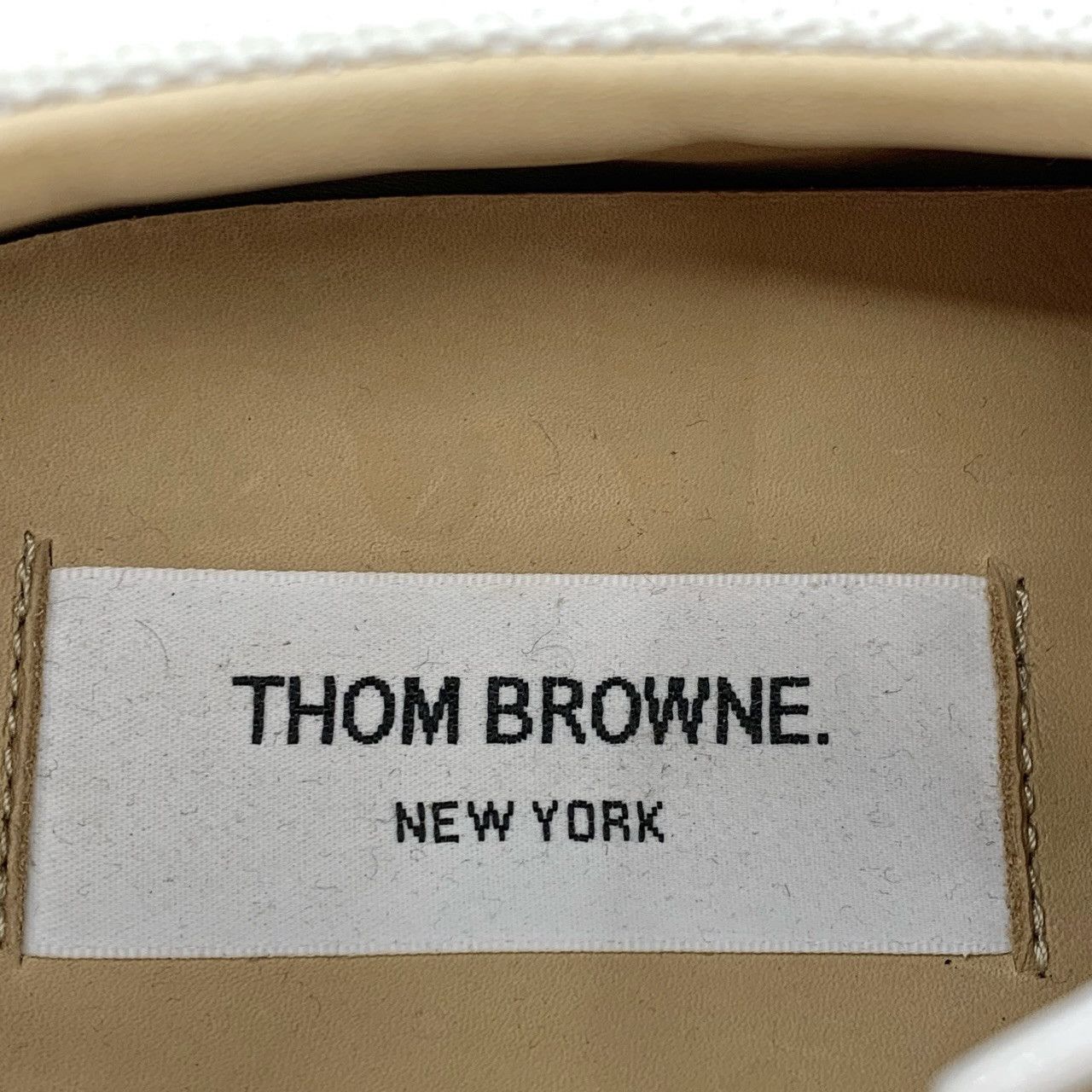 Thom Browne Thom Browne Mesh Suede Lace-Up White Low-Top Sneakers Size US 12 / EU 45 - 6 Thumbnail