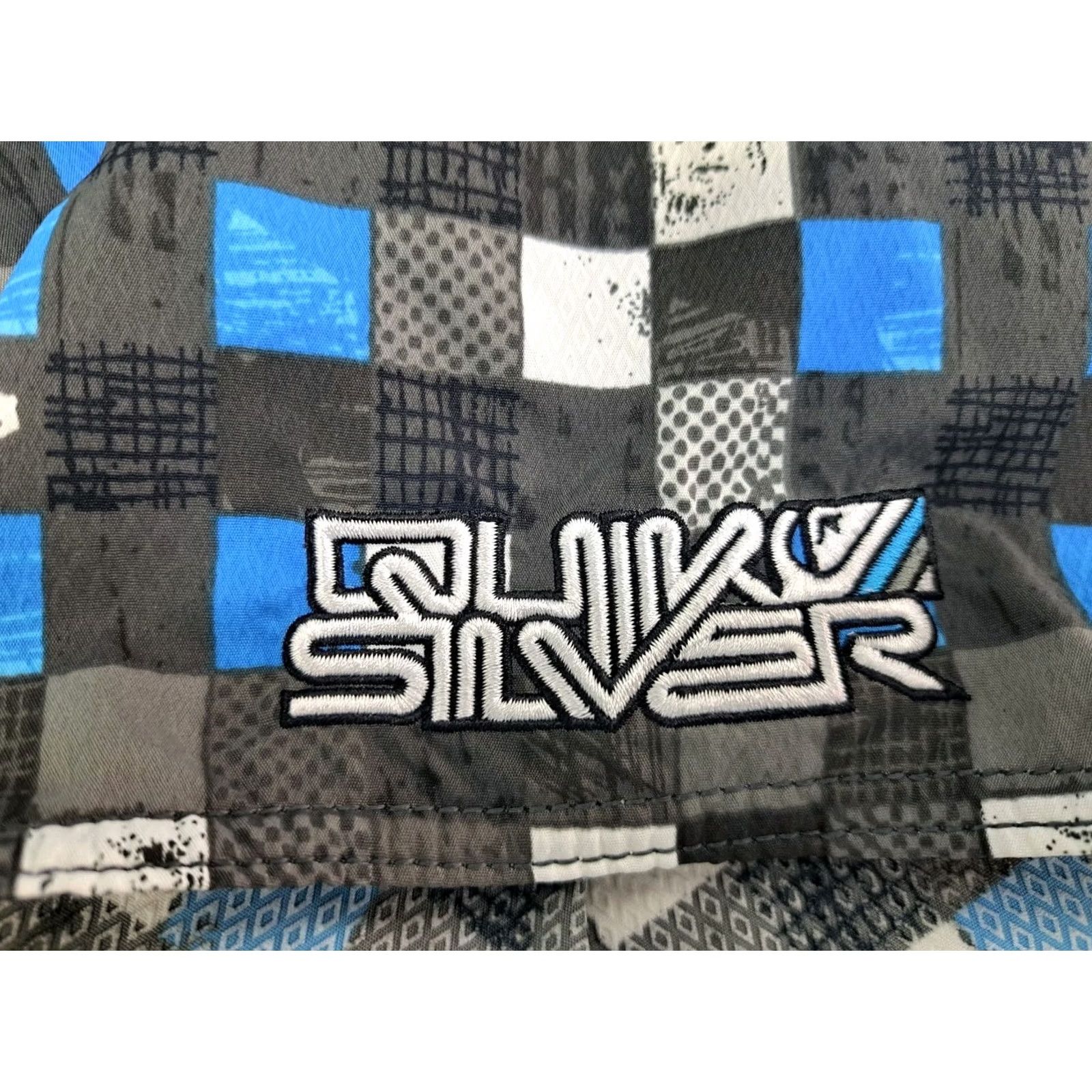 Quiksilver Quicksilver Board Shorts Men's Multicolor Checkered 32 Regular 8" Inseam Drawstring Side Pocket Logo Embroidered Beach Surf Size US 32 / EU 48 - 4 Thumbnail