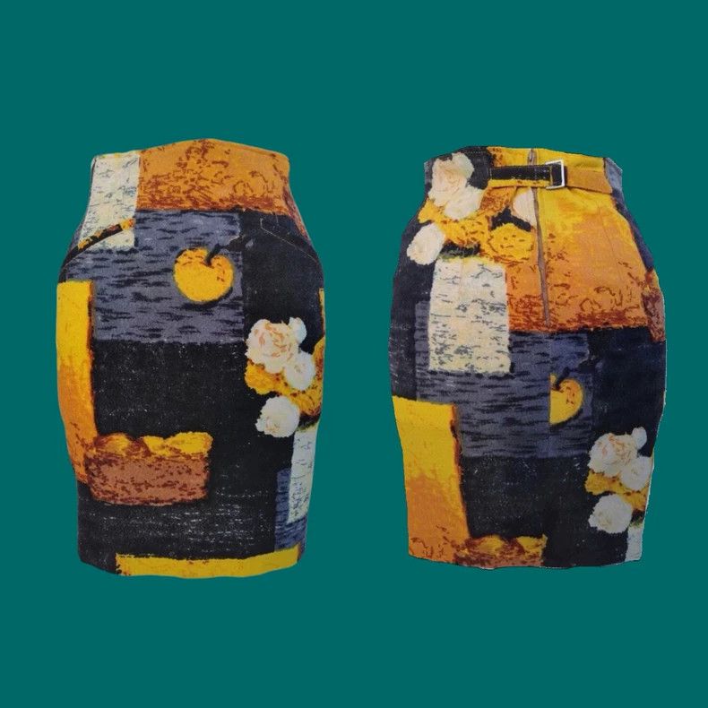 Kenzo KENZO Impressionist still life skirt Size 25" / US 0 / IT 36 - 2 Thumbnail