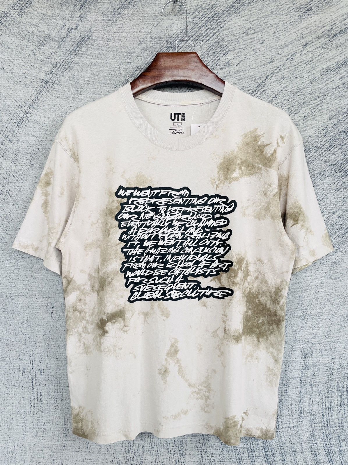 Futura × Japanese Brand × Uniqlo Uniqlo x Futura Tie Dye Shirt Size US L / EU 52-54 / 3 - 1 Thumbnail