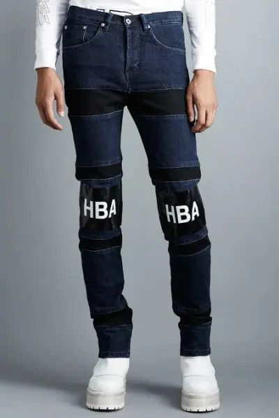 Hood By Air Hood By Air Hockey Knee Logo Jeans Size 31" - 7 Thumbnail