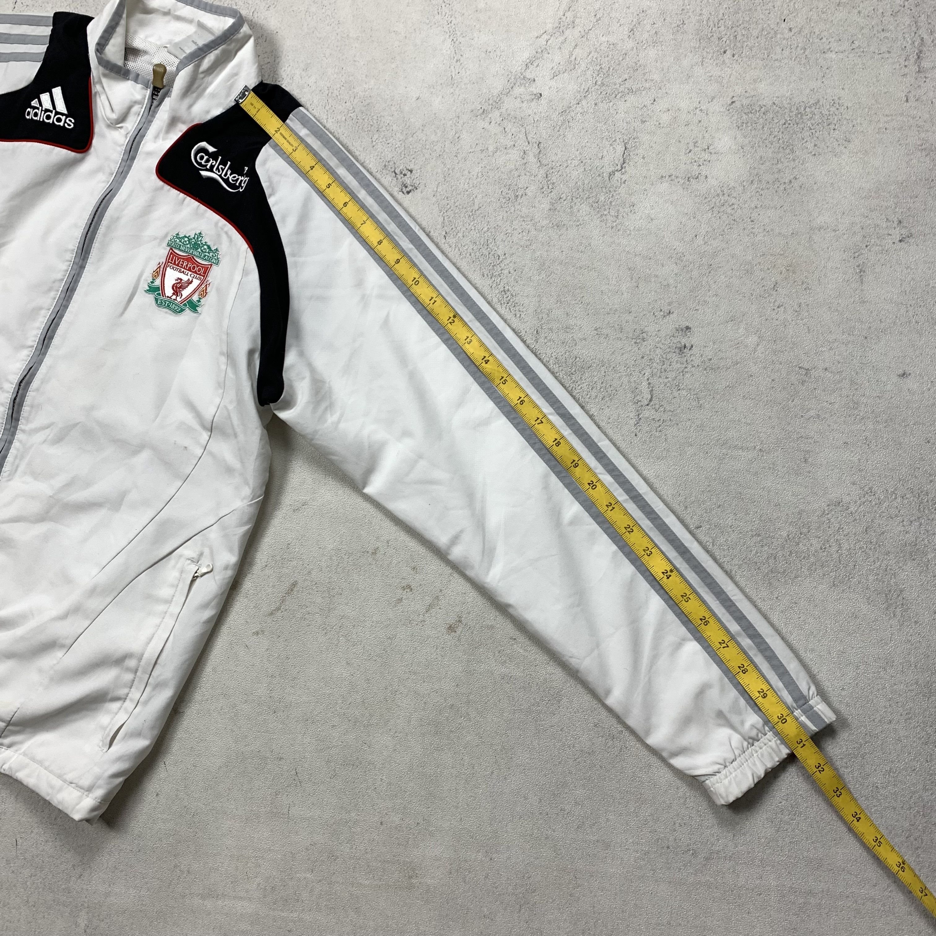 Adidas Adidas Liverpool 2008-09 Track Jacket Carlsberg Size US S / EU 44-46 / 1 - 10 Thumbnail