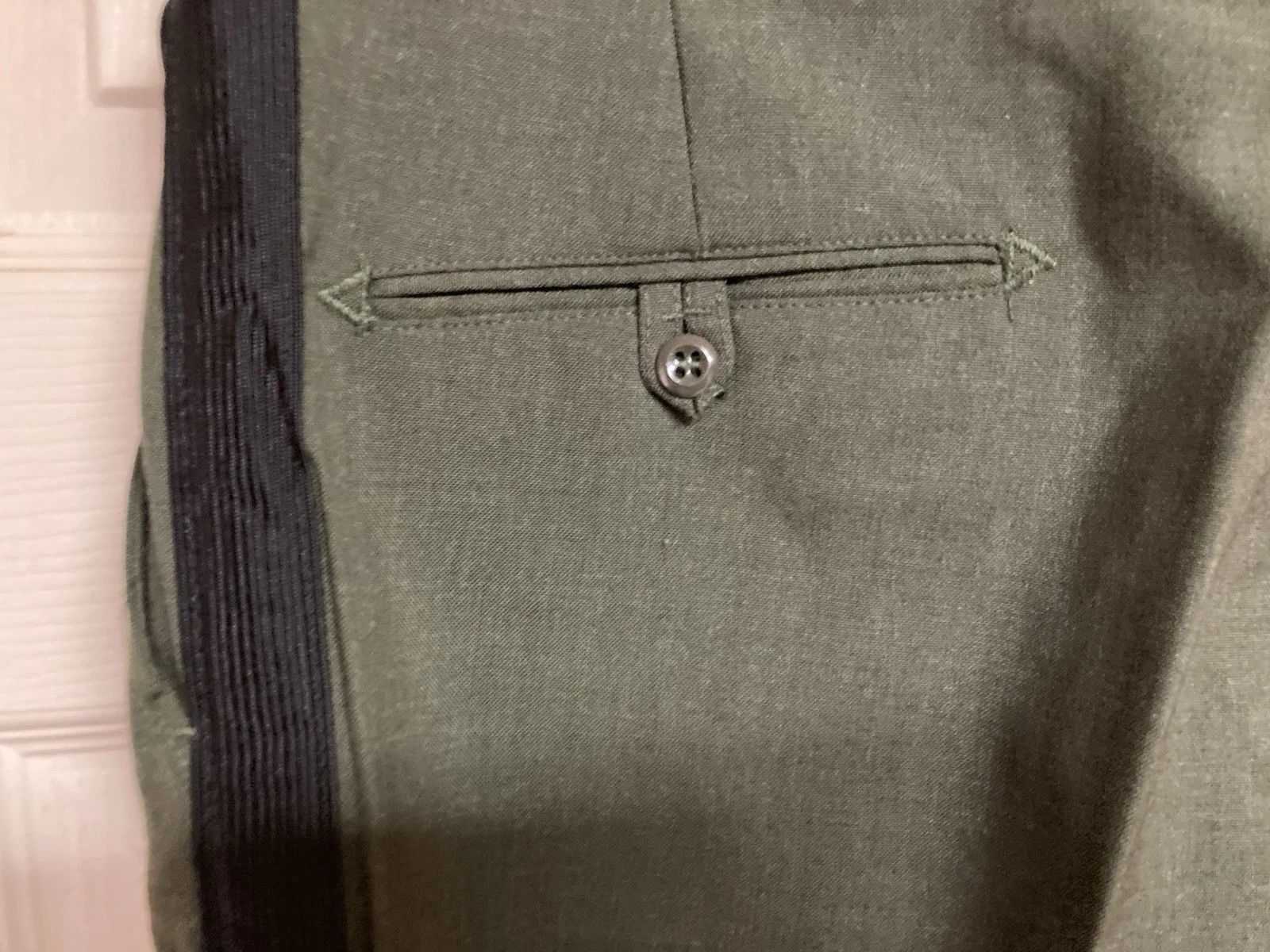 Creighton VTG Creighton US Army Class A Pants Vietnam Green Sz 33R NWT Size 34R - 7 Thumbnail