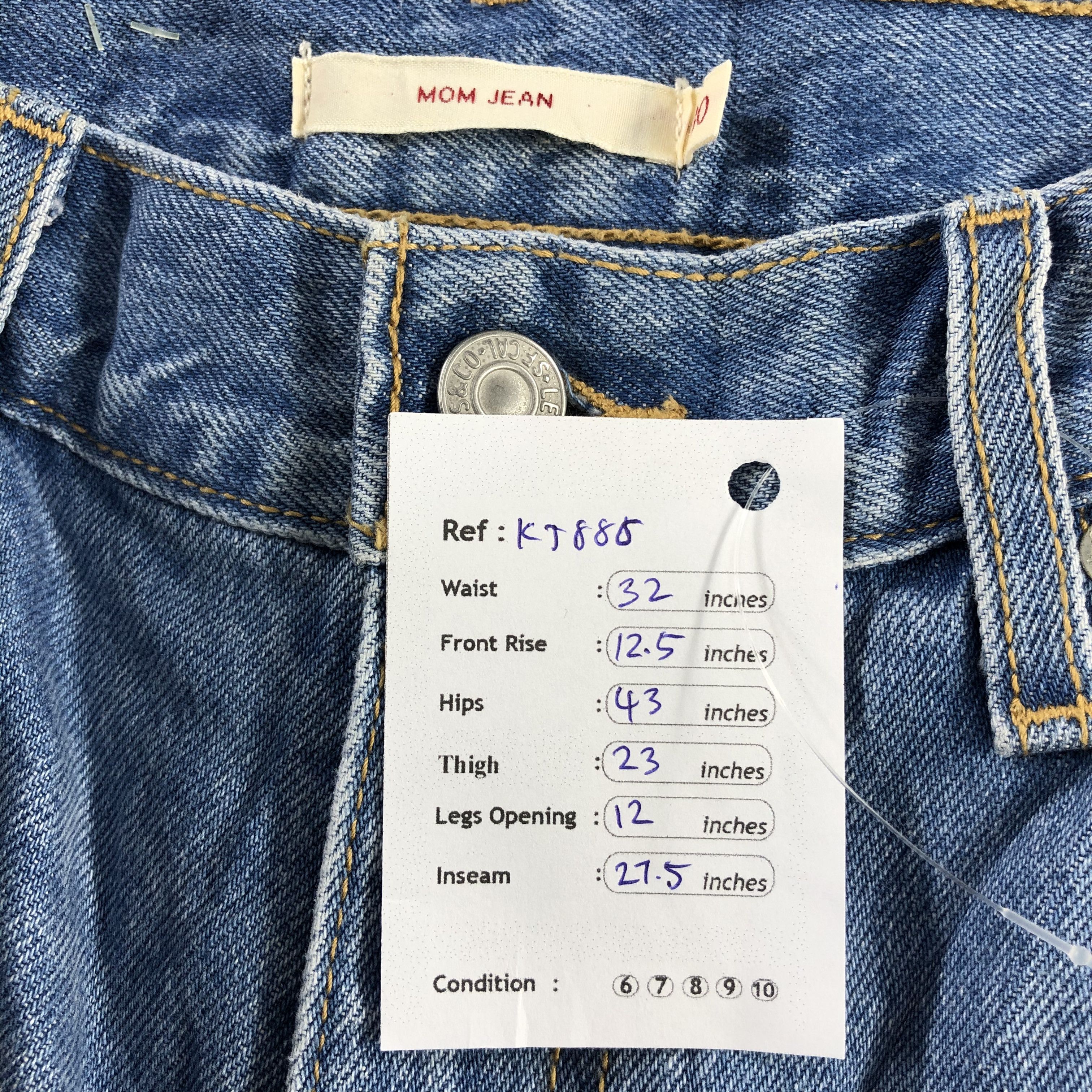 Levi's Levi's 567 Jeans Cropped Denim KJ886 Size US 30 / EU 46 - 14 Thumbnail