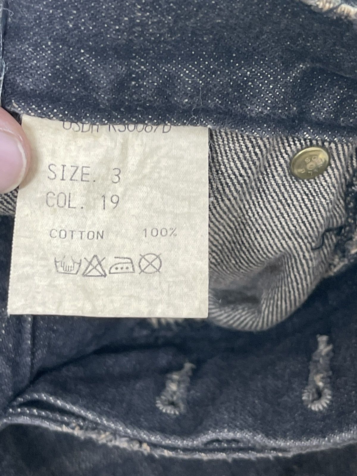 Japanese Brand Thrash Jeans Ossa Mondo 2🟦9 Size US 32 / EU 48 - 18 Thumbnail