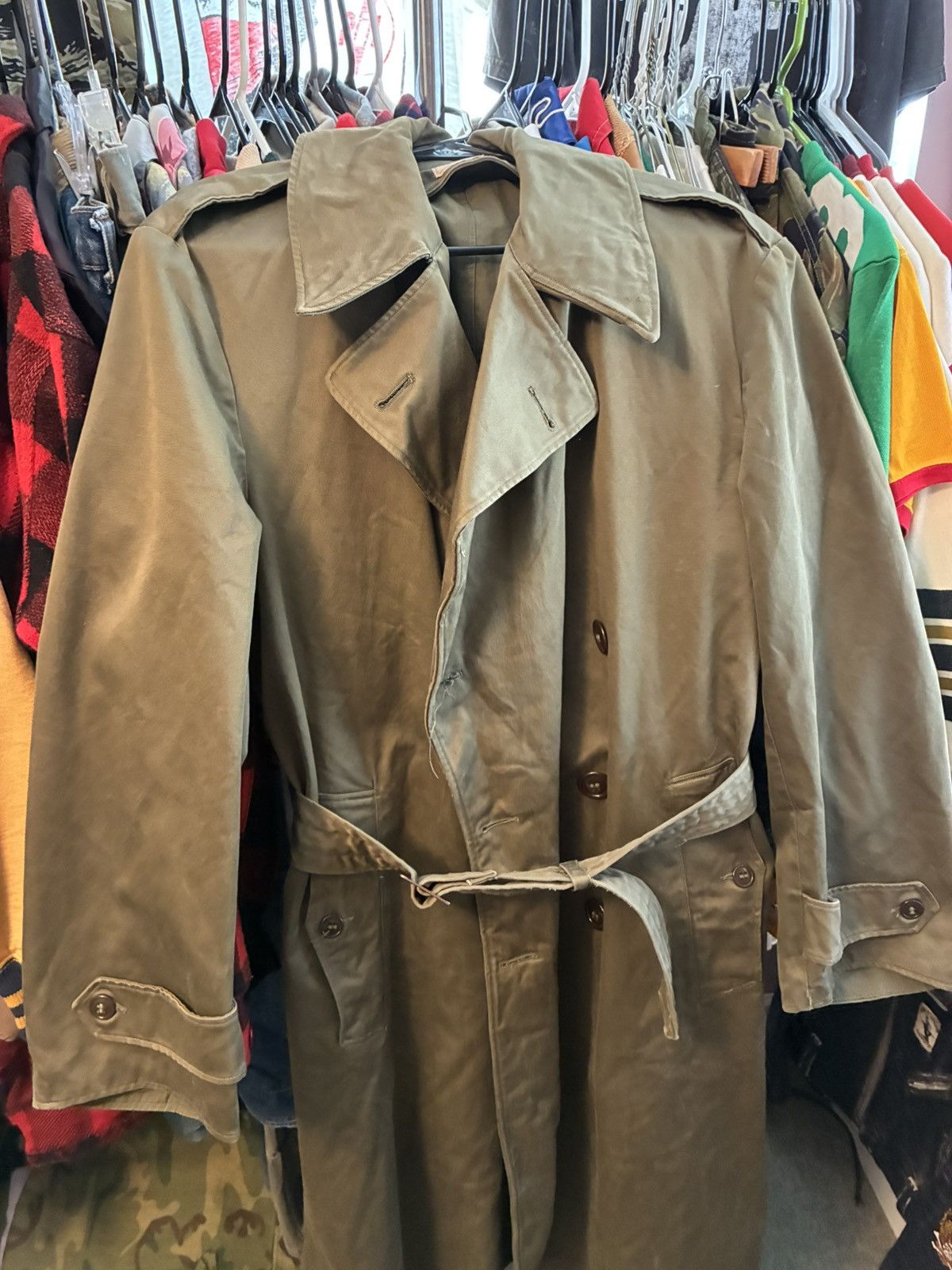 Vintage Vintage 1950’s US Army trench coat Size US M / EU 48-50 / 2 - 2 Thumbnail