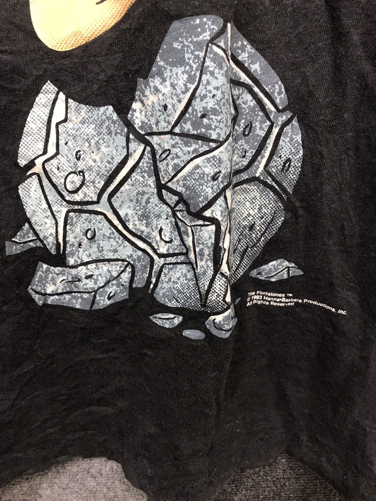 Vintage 90 Mirror Print Flinstones Shirt
