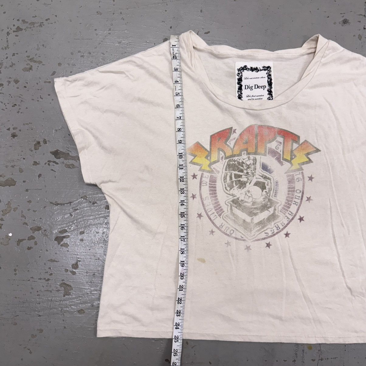 Seditionaries Dig Deep Rapt ACDC Ripoff Boxy Tee Size US L / EU 52-54 / 3 - 7 Thumbnail
