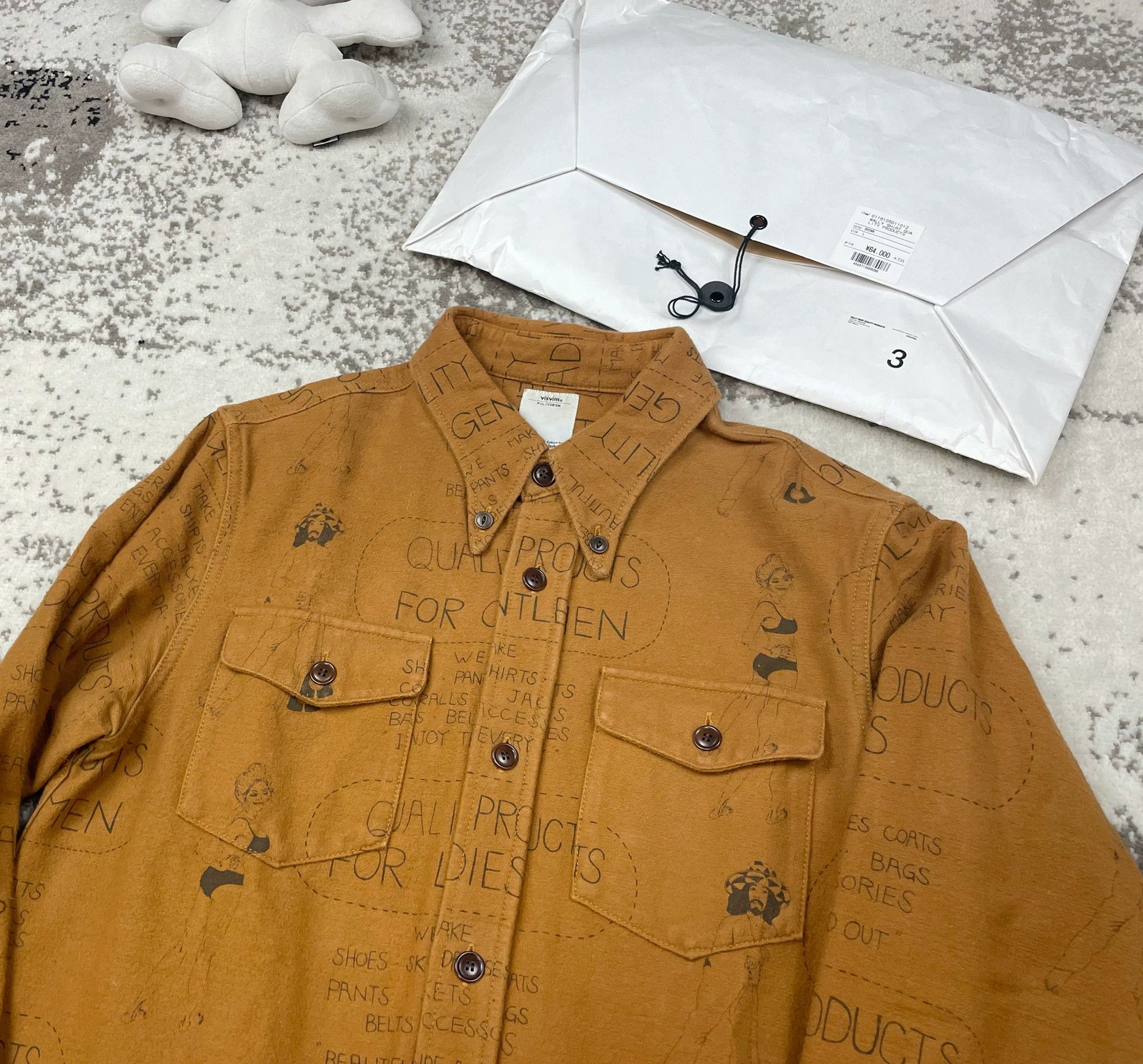 Visvim VISVIM Wally 16SS Embroidered Flannel Graffiti Size US L / EU 52-54 / 3 - 2 Thumbnail