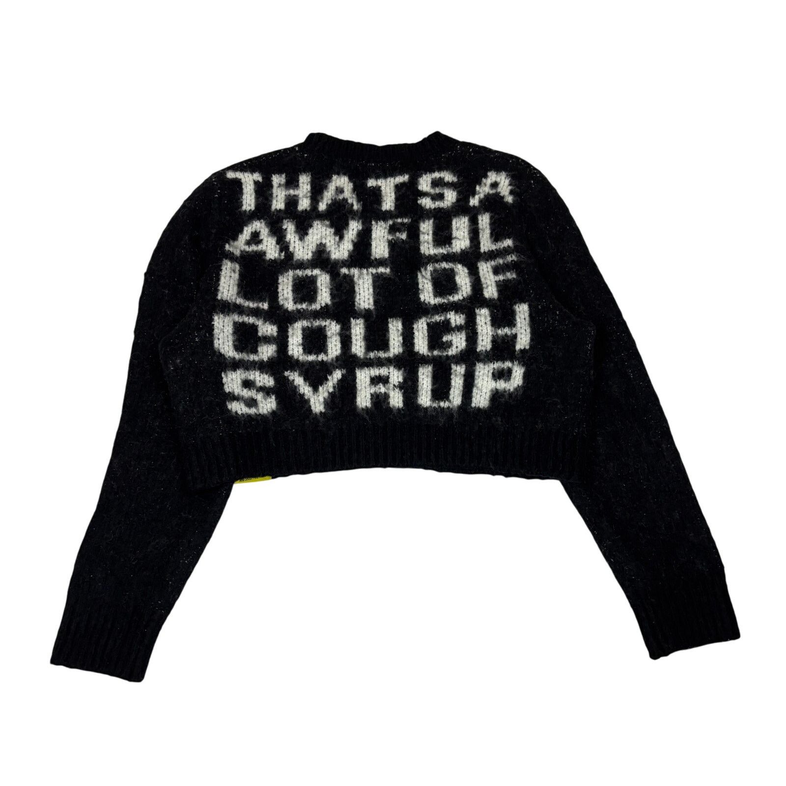 That's A Awful Lot of Cough Syrup Fuzzy Sweater Women's XL